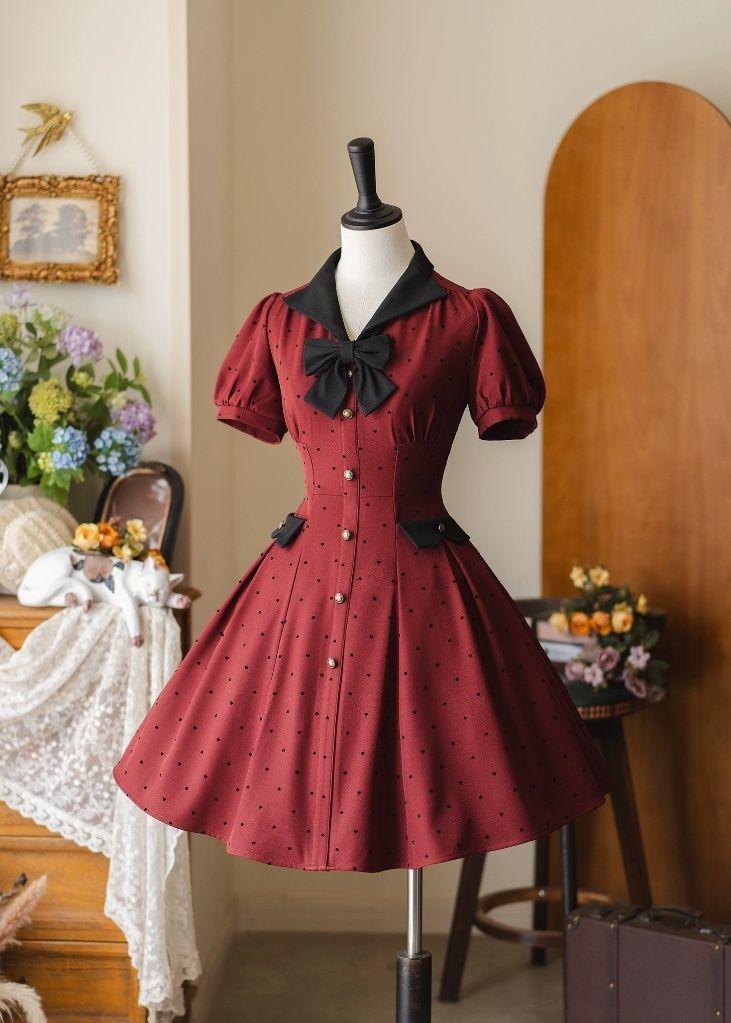 【森林衣櫥】森林波露蒂 / 紅色 / M碼