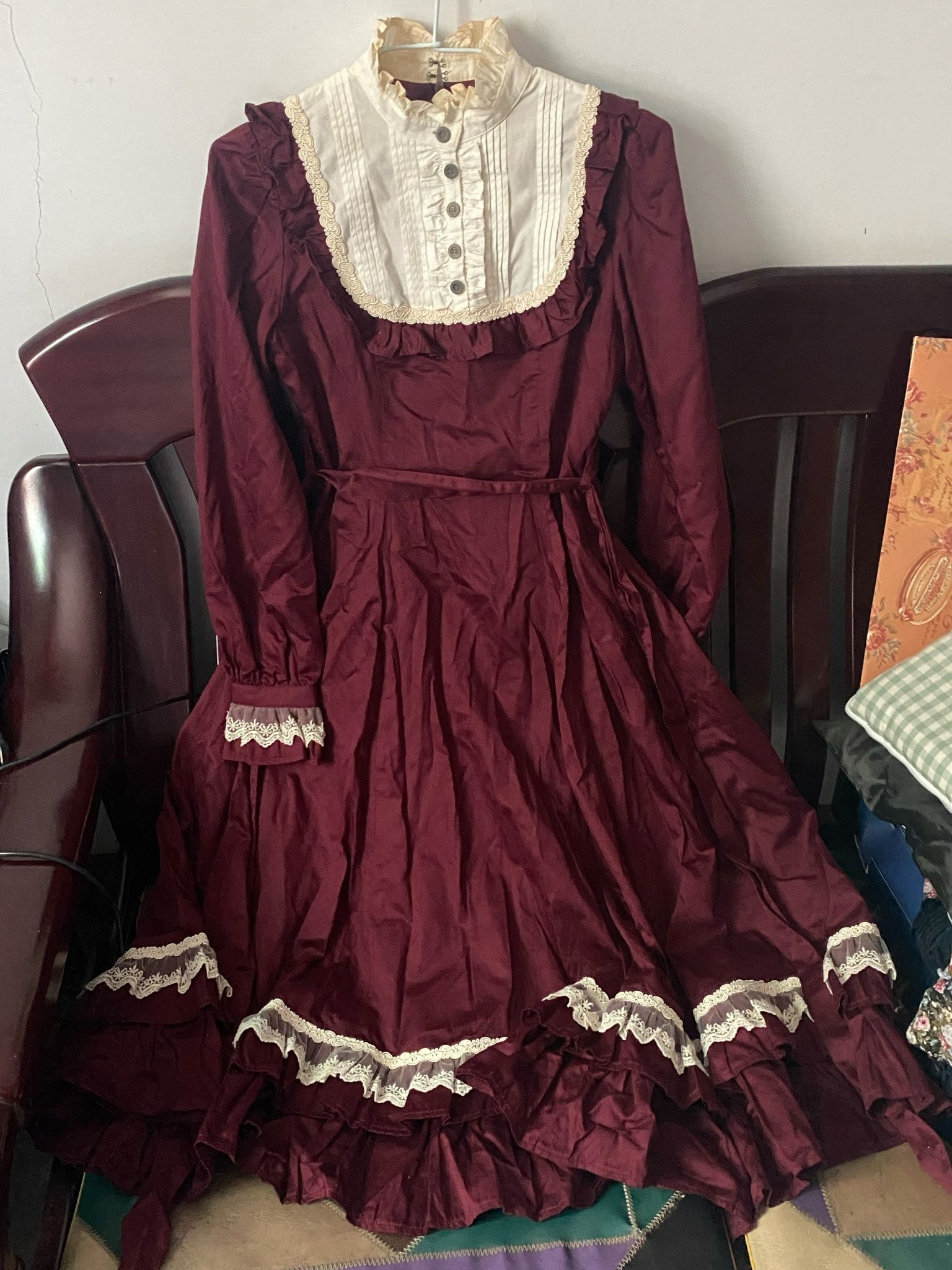 【Victoria Maiden】Classical Doll / 酒紅 / 長款