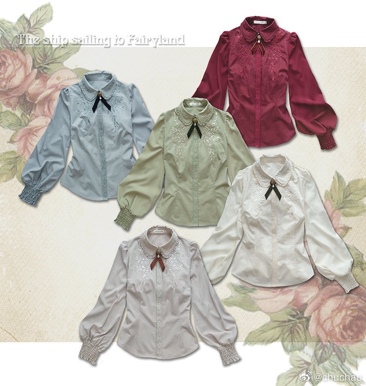 【表面咒語】船票襯衫 / 米白＆本白 / M碼