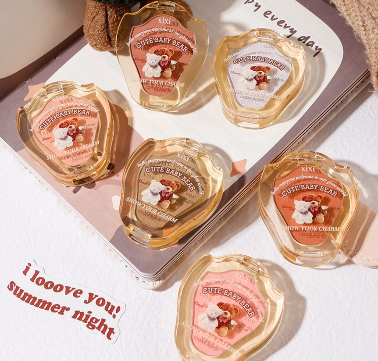 xixi打工熊腮紅🎀