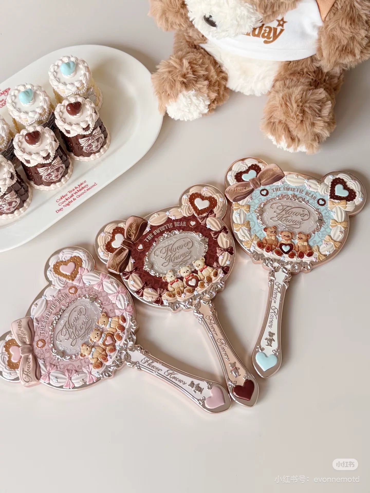 花知曉小熊系列鏡子🪞