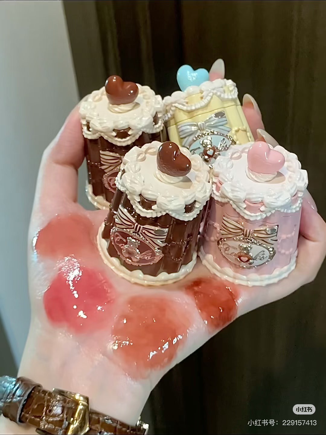 花知曉小熊系列唇凍💄