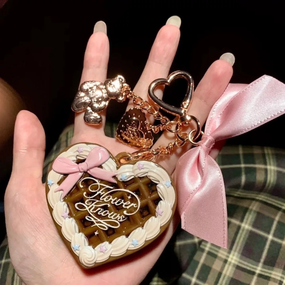 花知曉小熊巧克力吊飾❤️