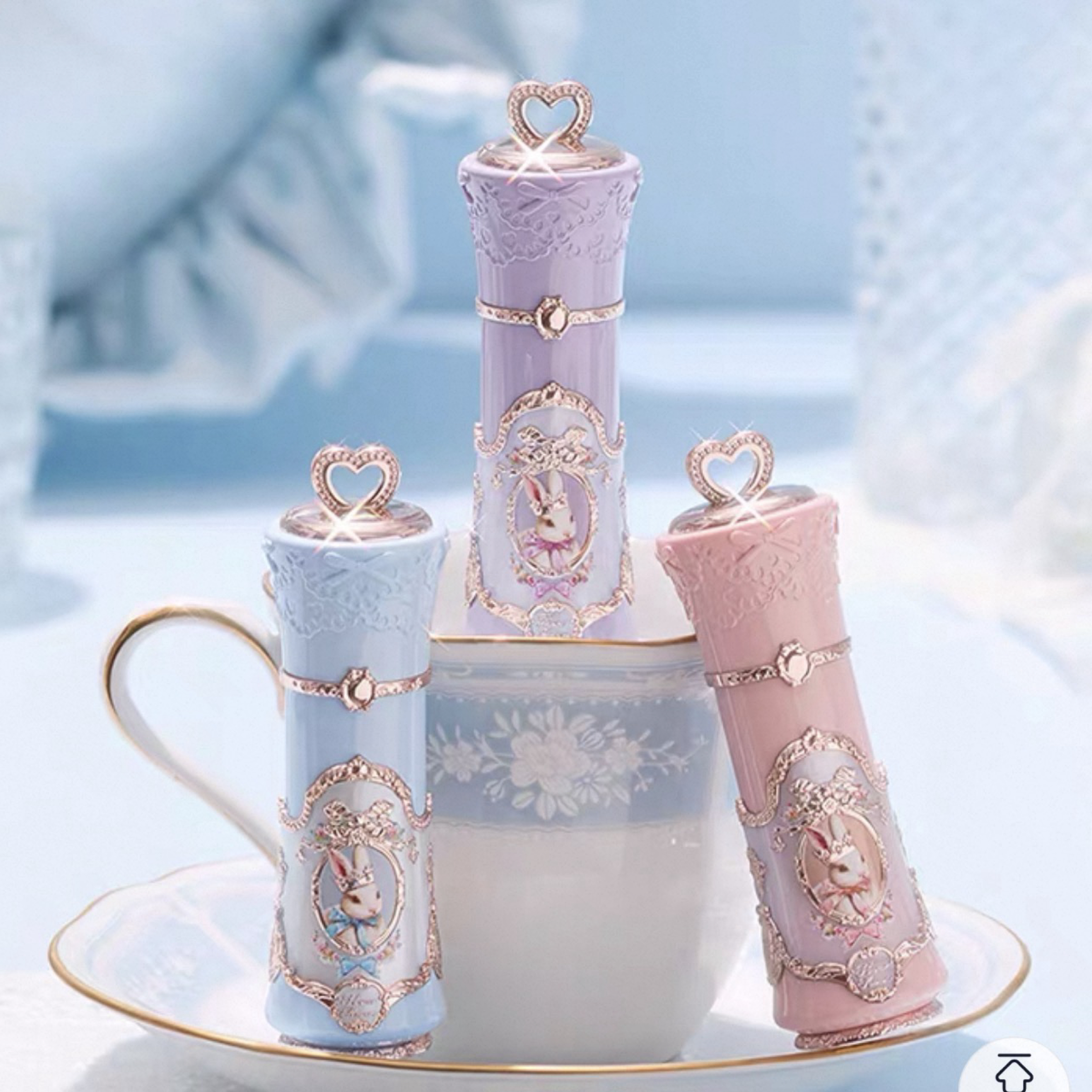 花知曉邦尼兔系列不顯唇紋唇泥💄