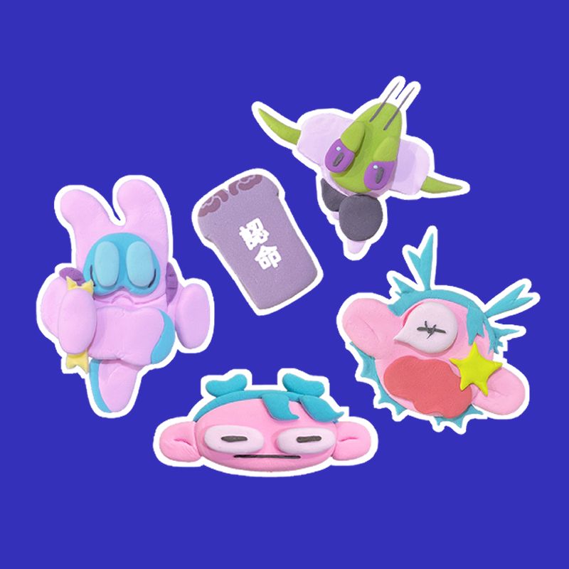 變形貼紙組（5入）