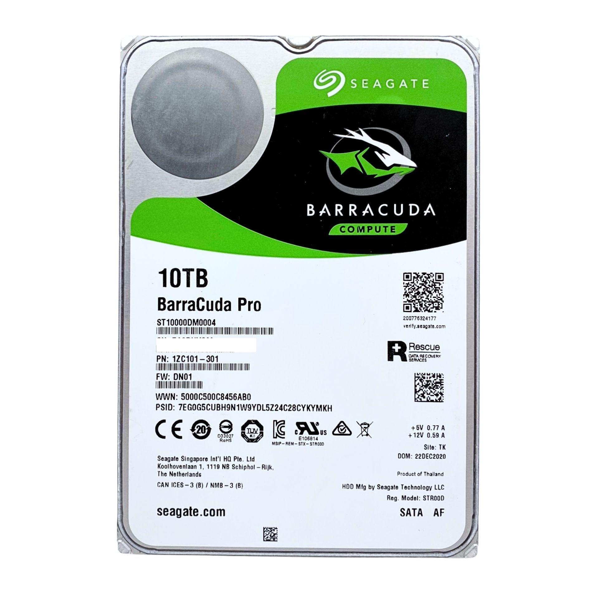 SEAGATE 10TB SATA ST10000DM004 SATA硬碟 健康度100% 二手良品