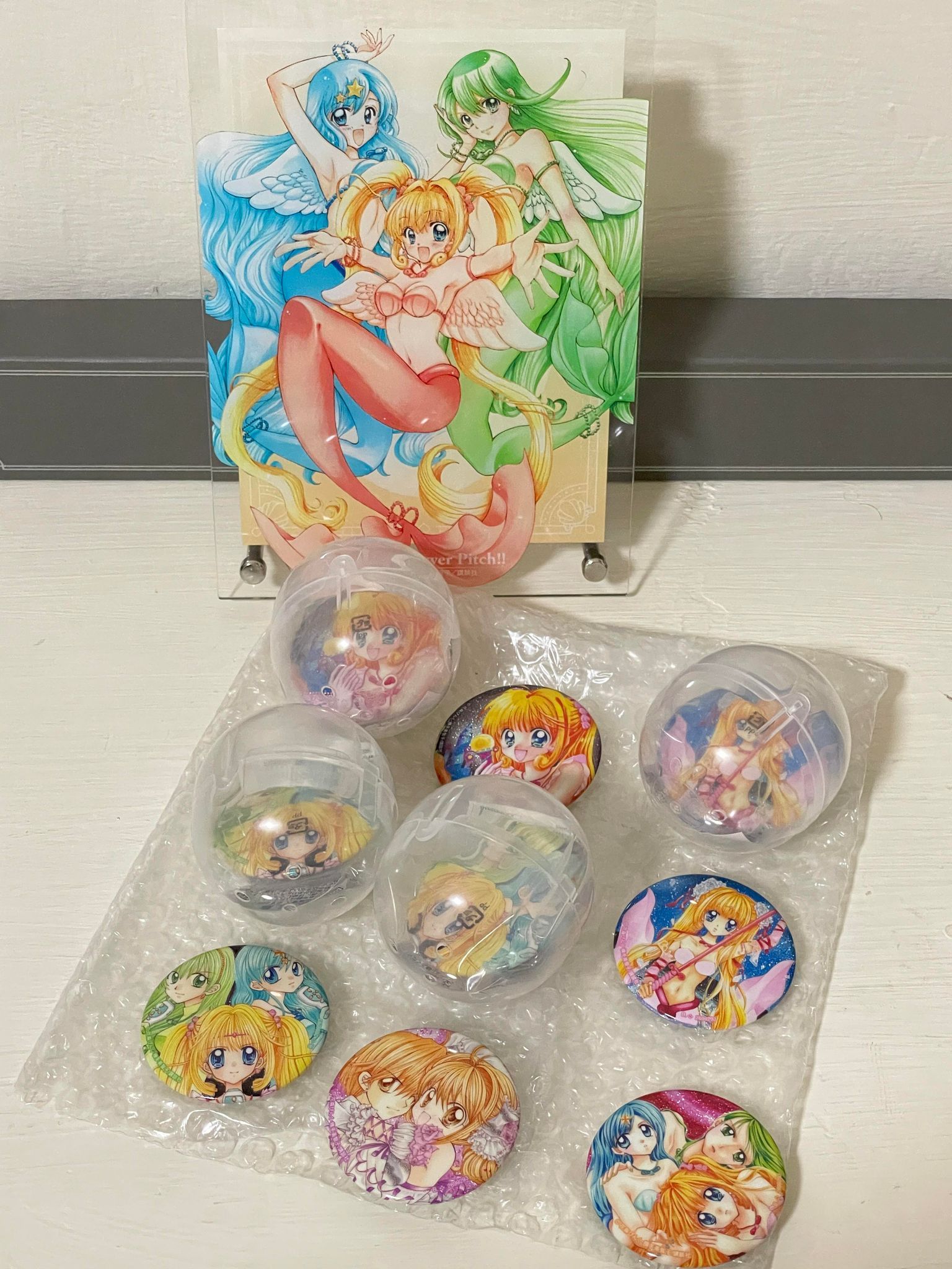 ‎˗ˏˋ 現貨⭐真珠美人魚原畫徽章 ´ˎ˗