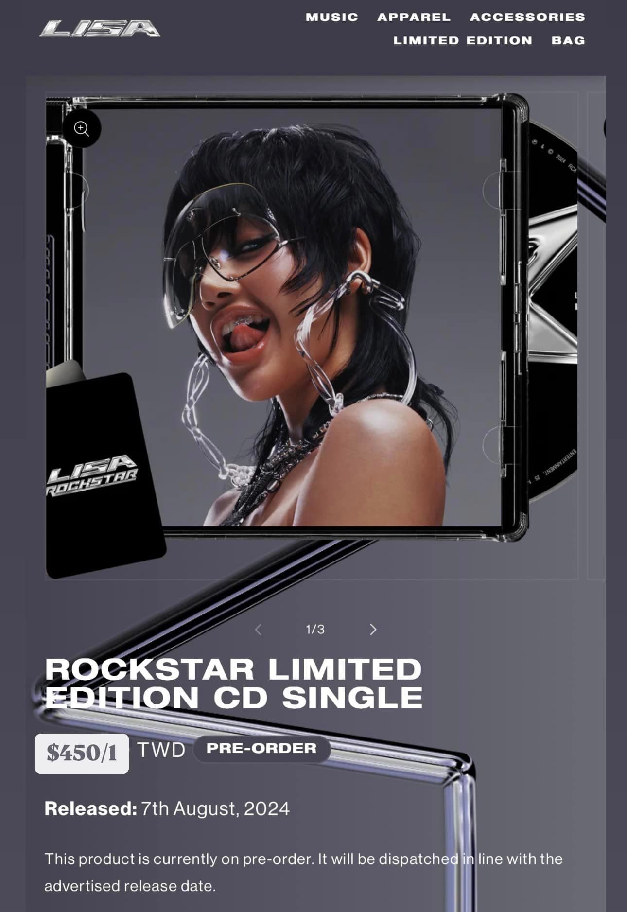 ˗ˏˋ LISA✩ROCKSTAR專輯 ´ˎ˗