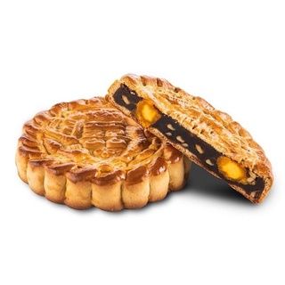 【臻狀元】烏豆沙核桃蛋黃一斤#北港傳統大餅（奶蛋素）