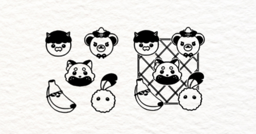 Luxiem 金色轉印貼