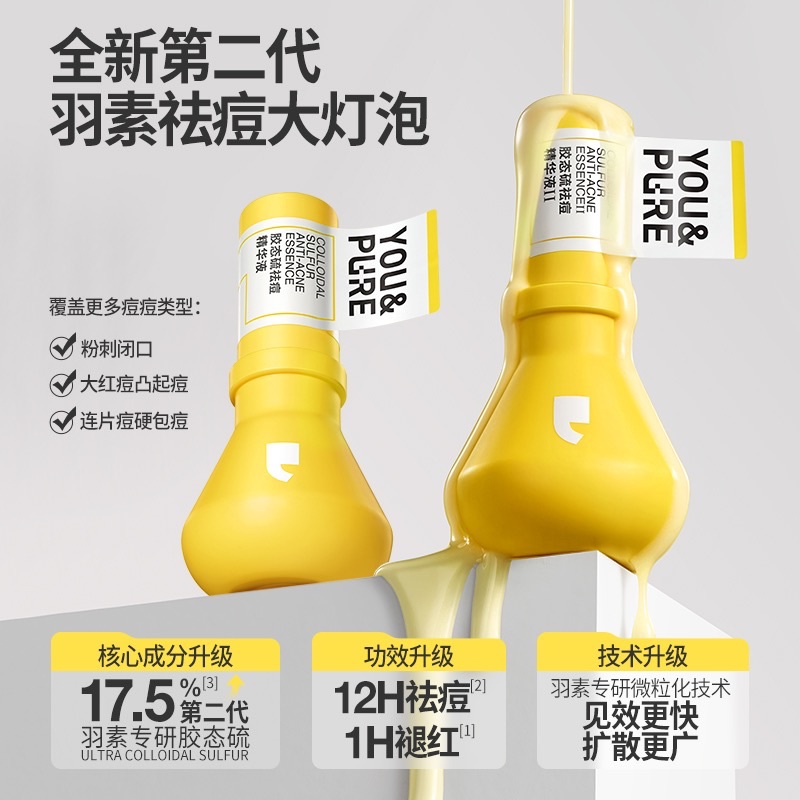 七老闆推薦🥇·適合油痘皮•2.0羽素祛痘大燈泡無酸快速祛痘