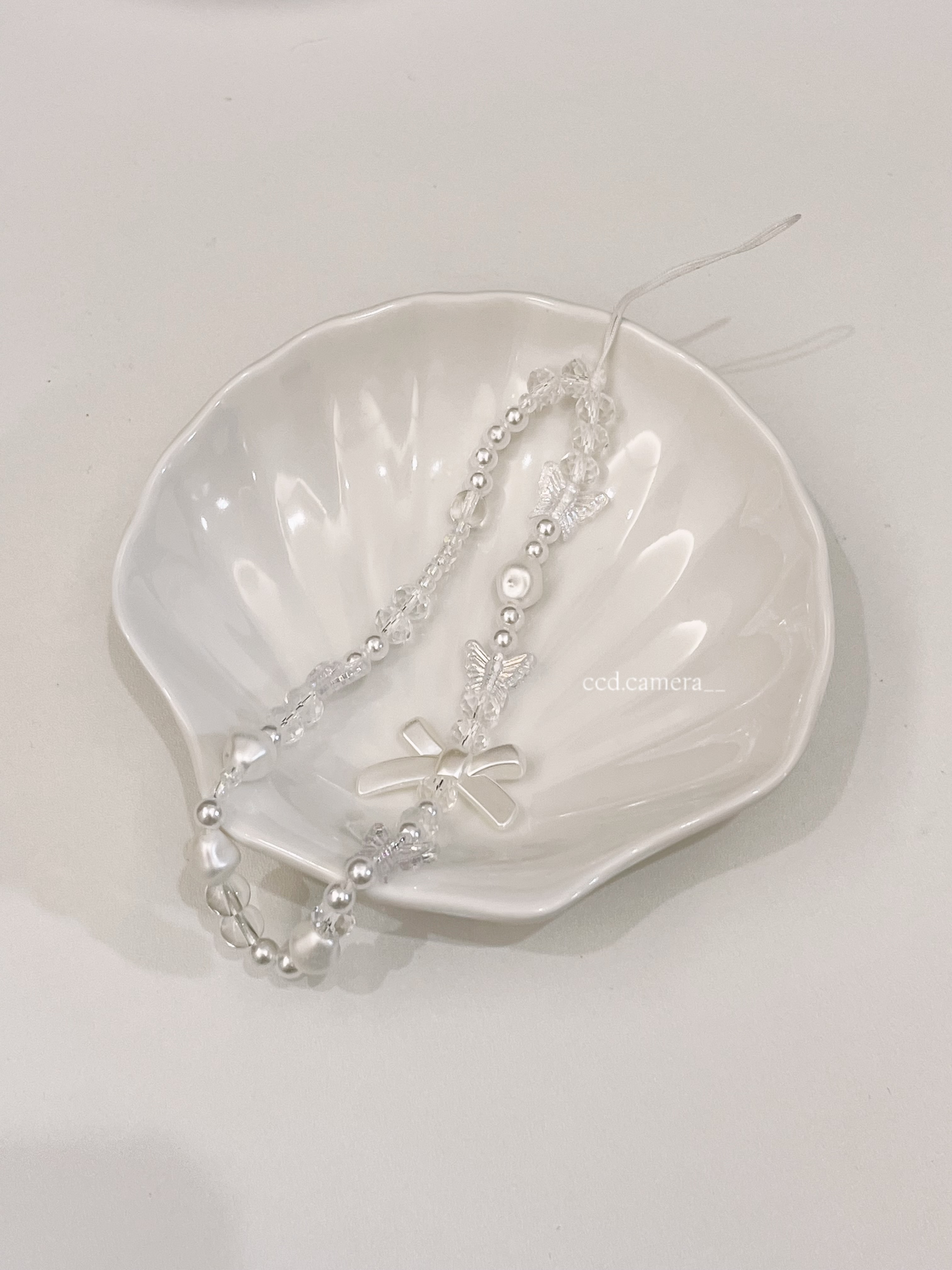 『熱銷！』人魚的眼淚 白色珍珠掛繩