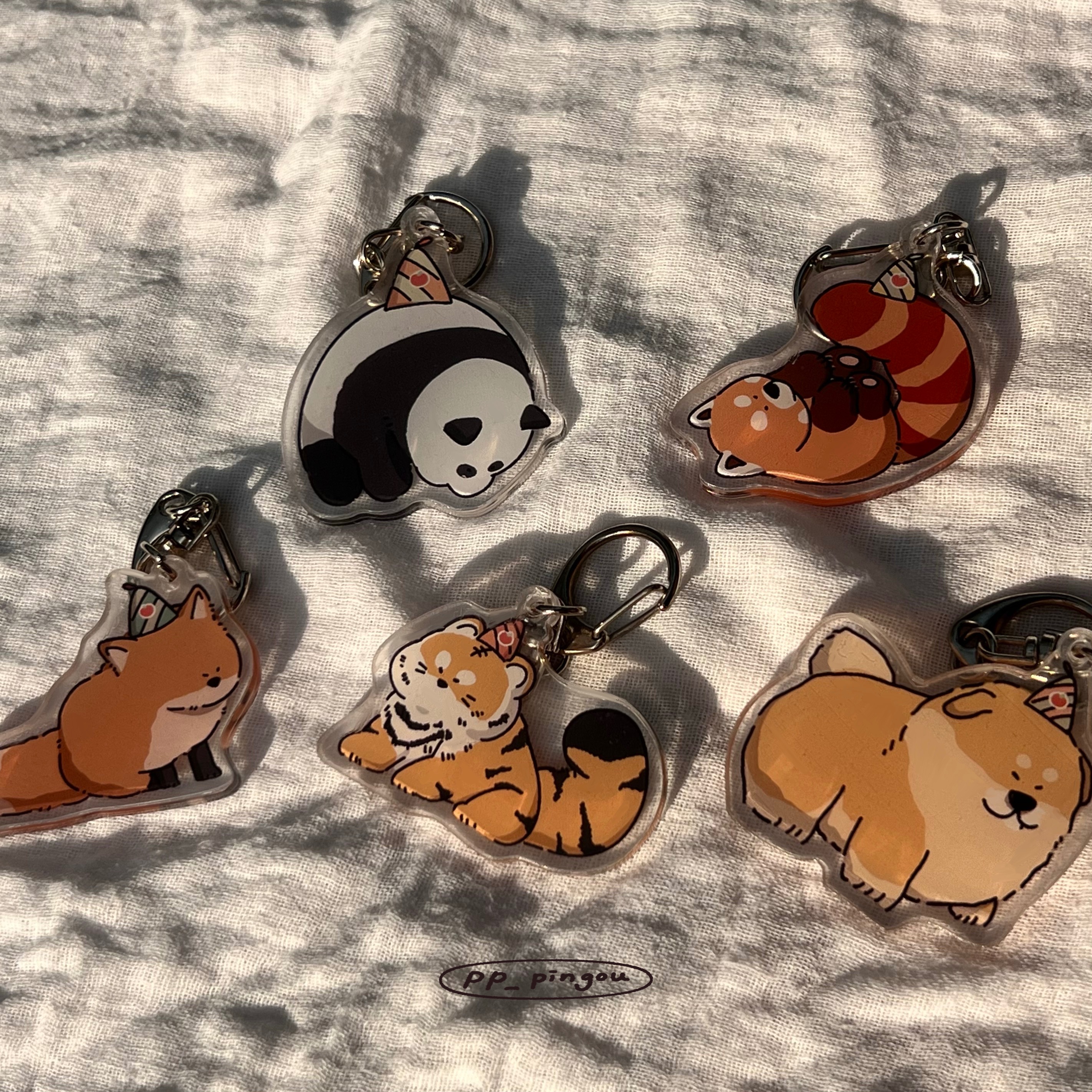【pingou】生日系列｜壓克力吊飾｜多款｜掛飾｜文創商品｜鑰匙圈｜文創吊飾