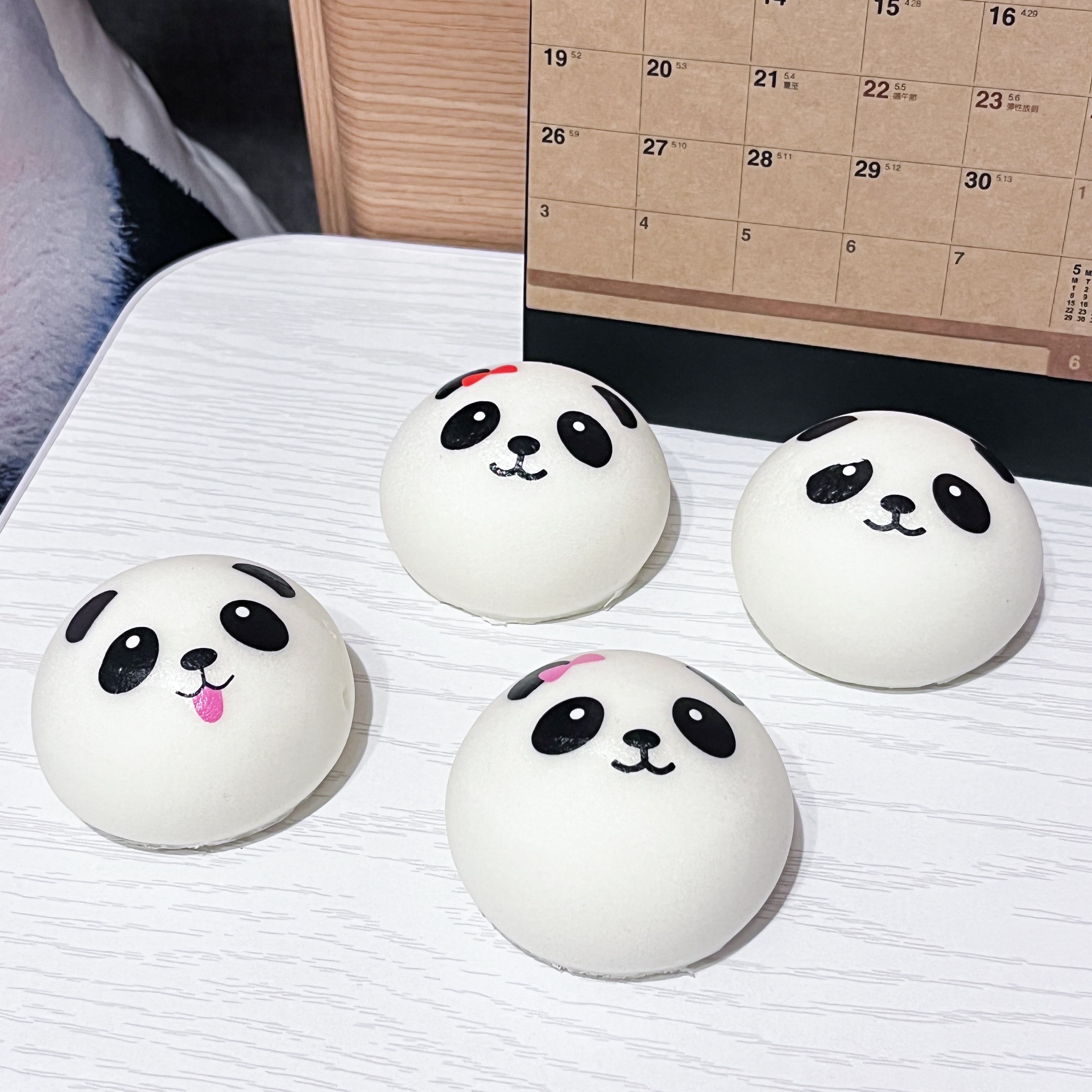 熊貓頭舒壓捏捏玩具