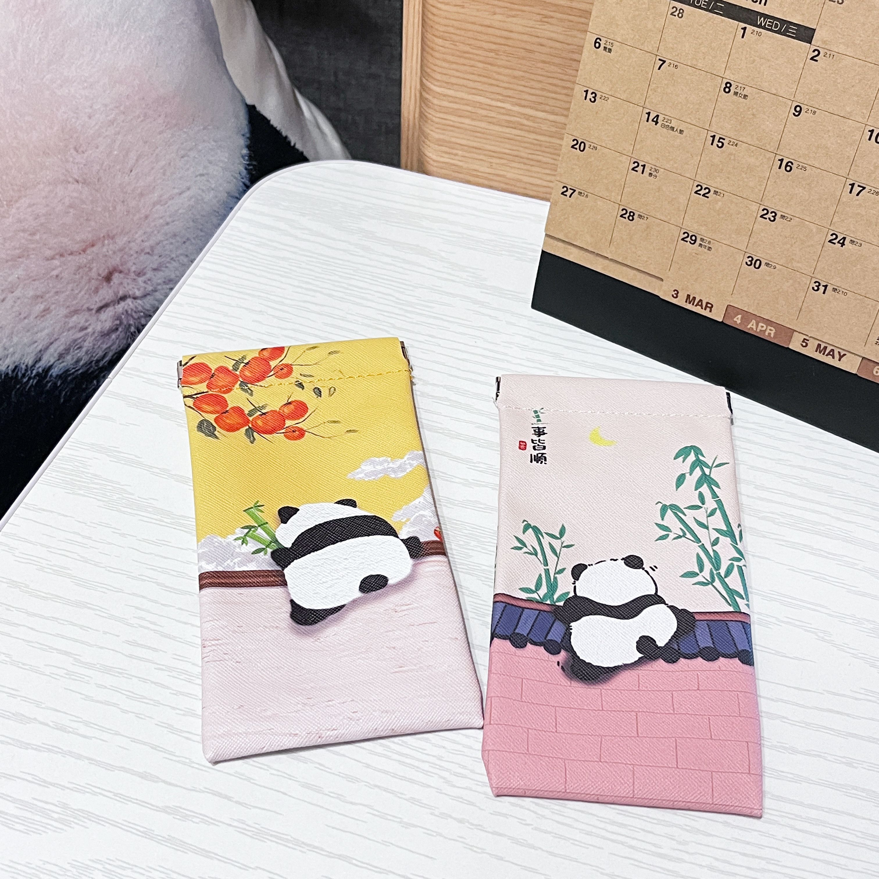 熊貓長形收納包