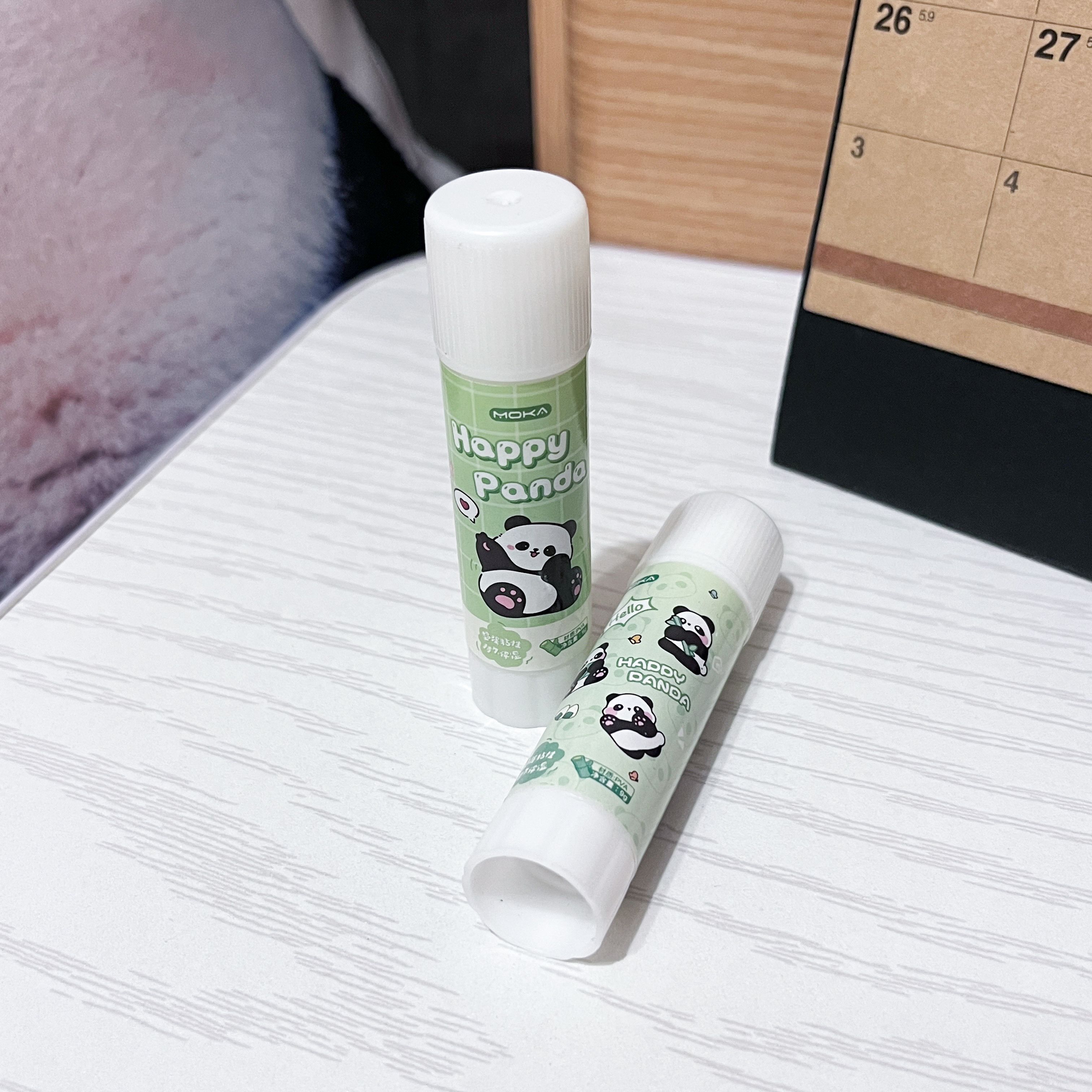 卡通熊貓口紅膠