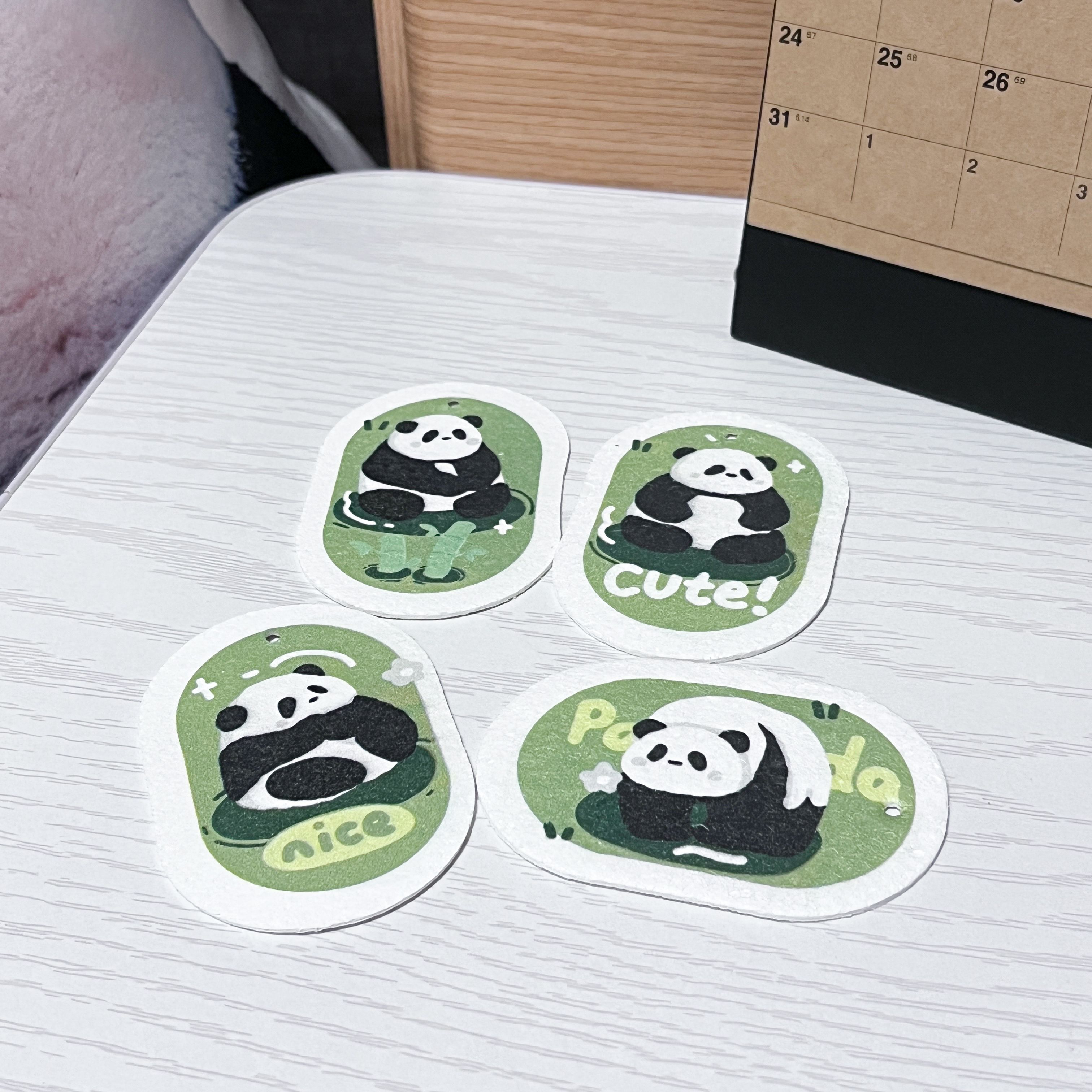 熊貓花花海綿刷