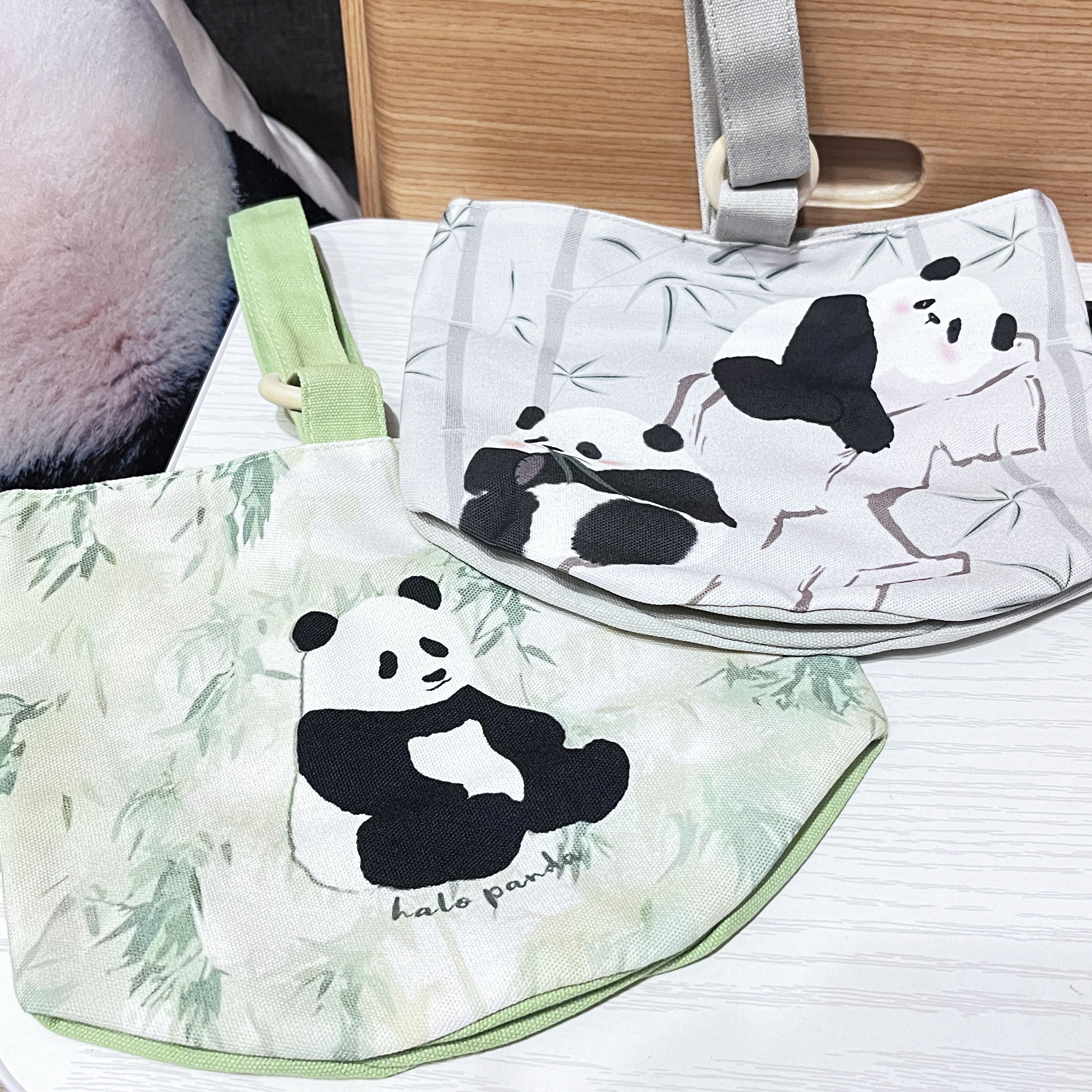 熊貓手提水桶包