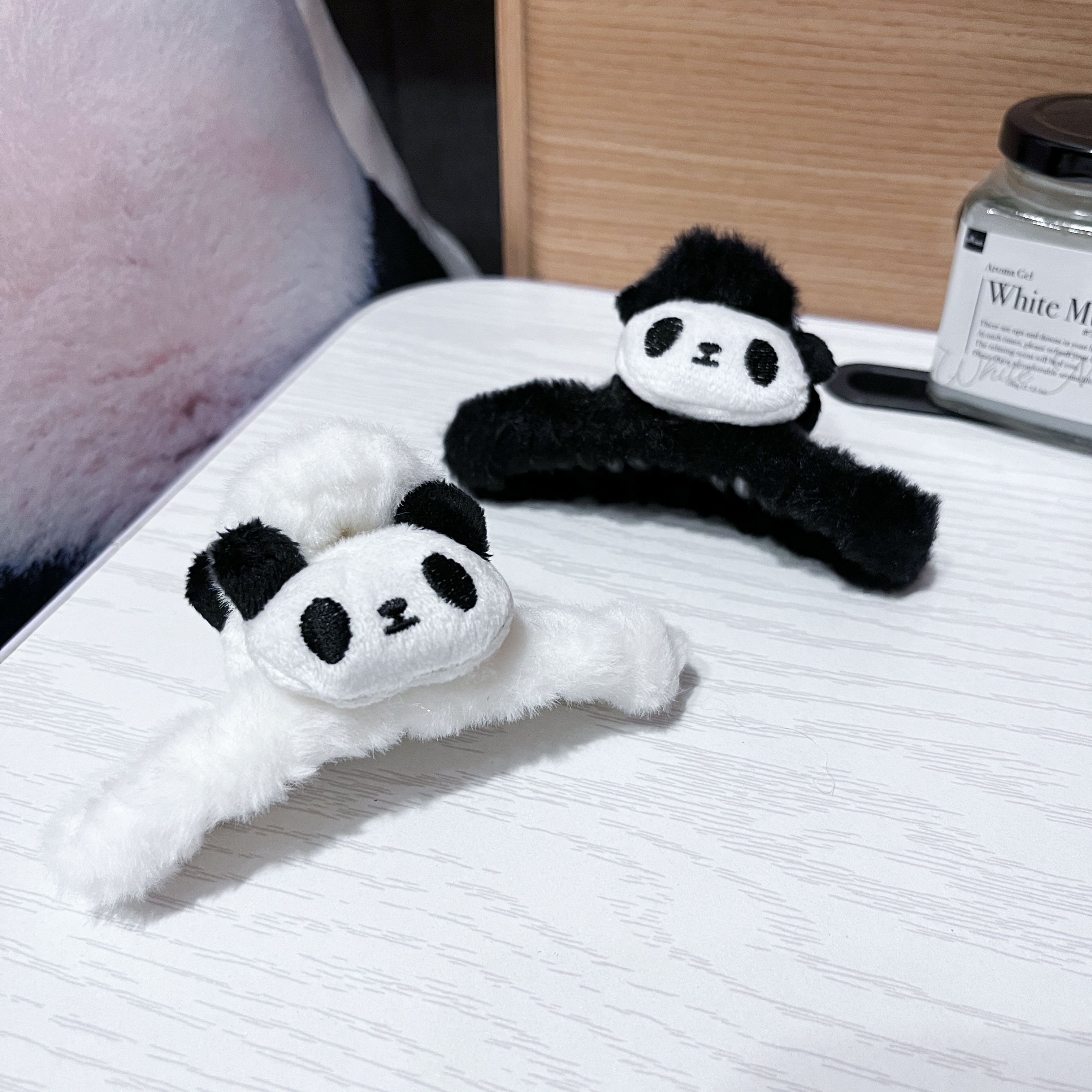 熊貓絨毛鯊魚夾