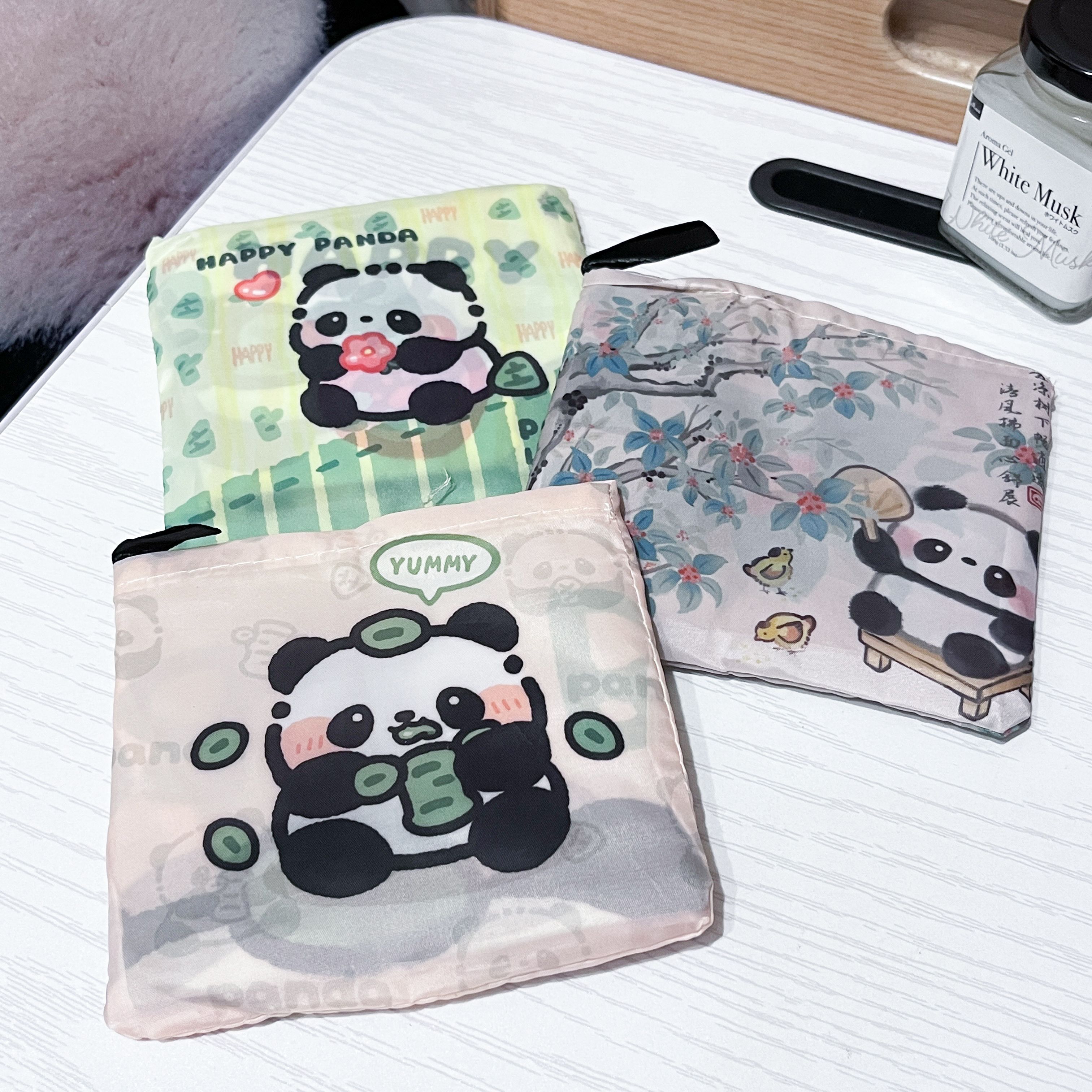 熊貓摺疊手提袋