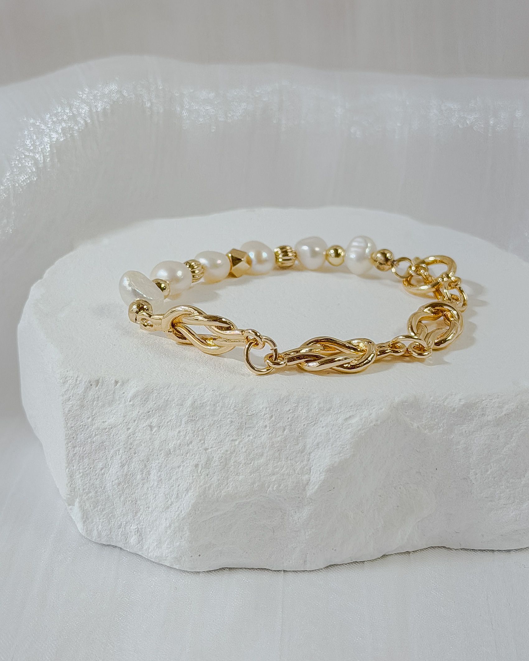 珍珠元素丨淡水珍珠 設計款手環 B60304