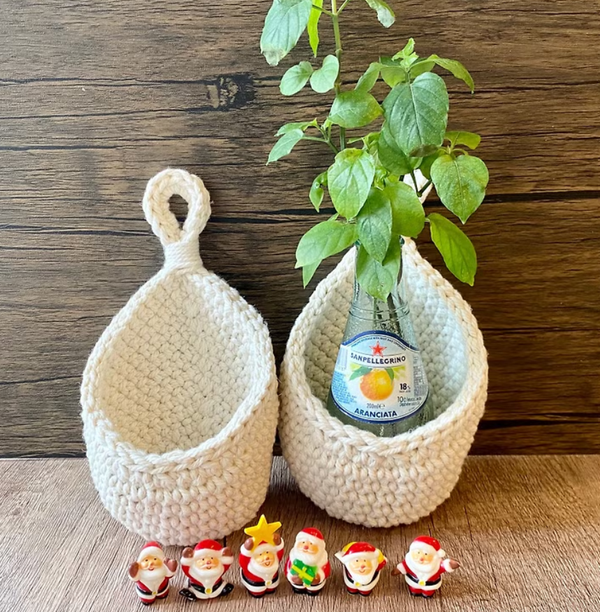 貞織物 | 手工美感編織 - 斜口收納籃