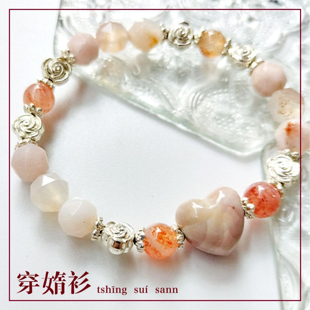原創水晶飾品 |《獻給想提升自我的你 | 人緣好運旺旺手串》| 室外自然光源拍攝