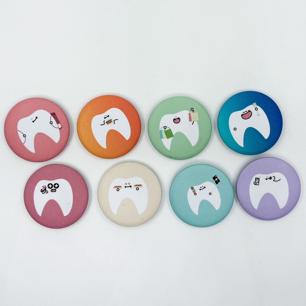 出遊系列牙齒32mm小別針