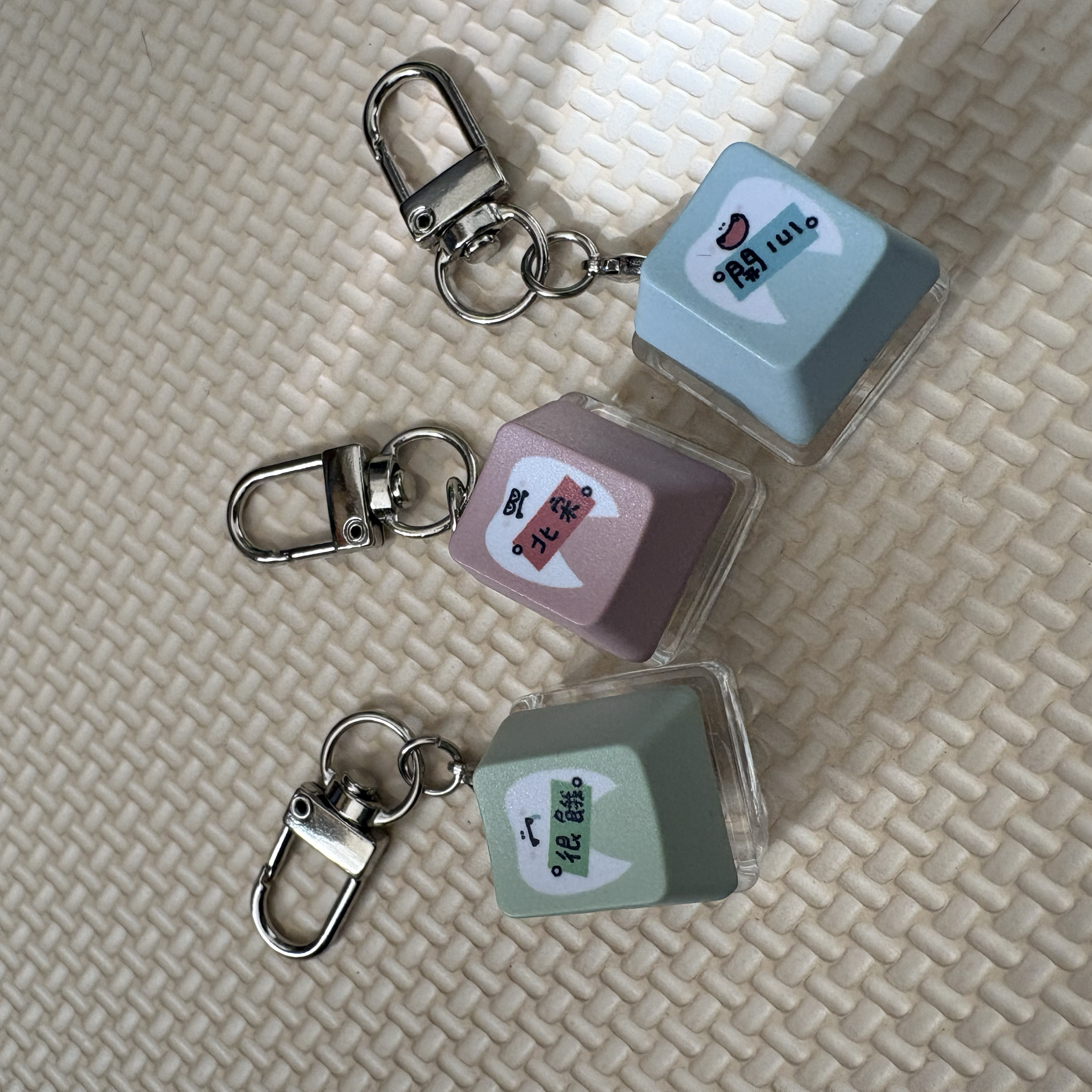 牙齒的按鍵吊飾