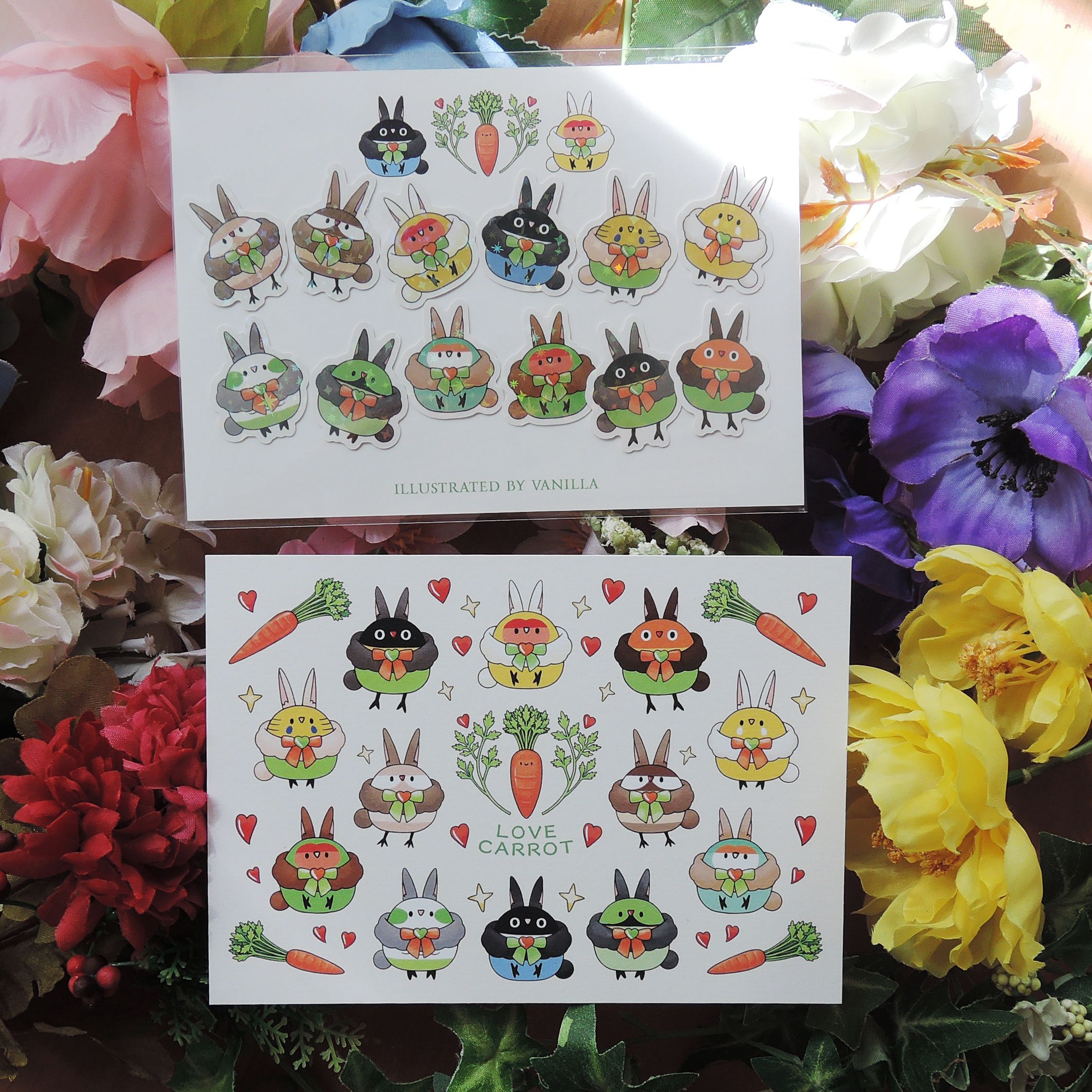 蘿蔔小兔兔貼紙套組