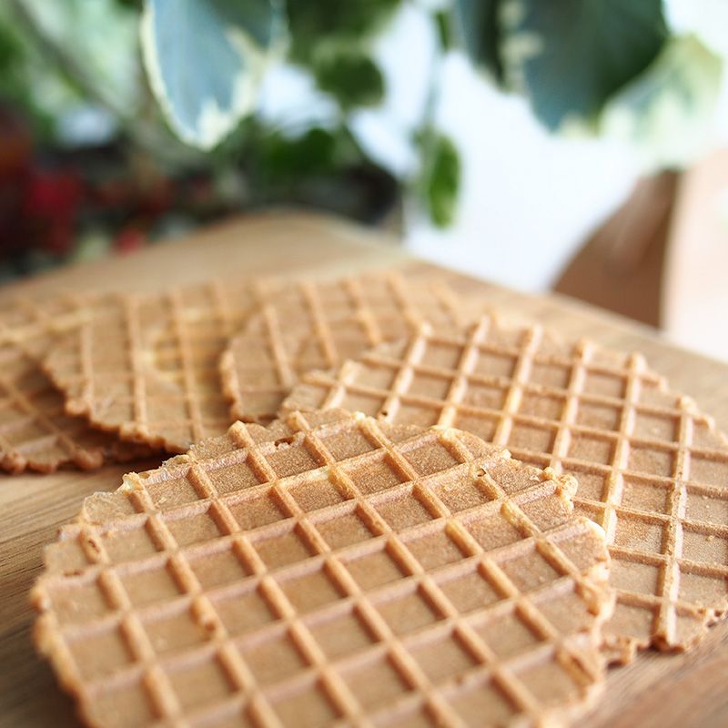 鮮奶格子薄餅 甜筒餅乾