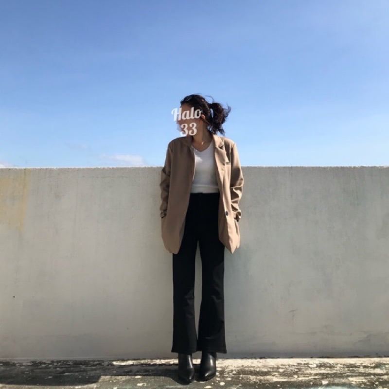 🌸【全新轉售】🌸小隻女必買西裝喇叭褲