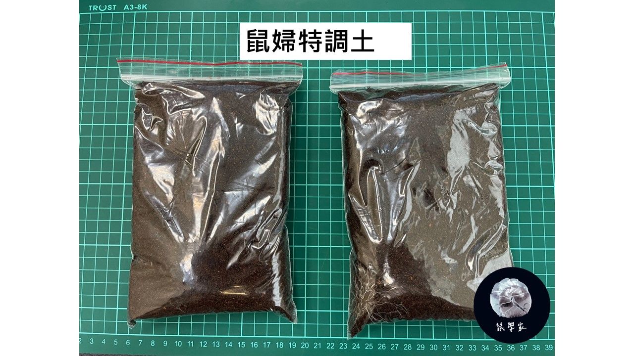 鼠婦特調土（添加墨魚骨粉）