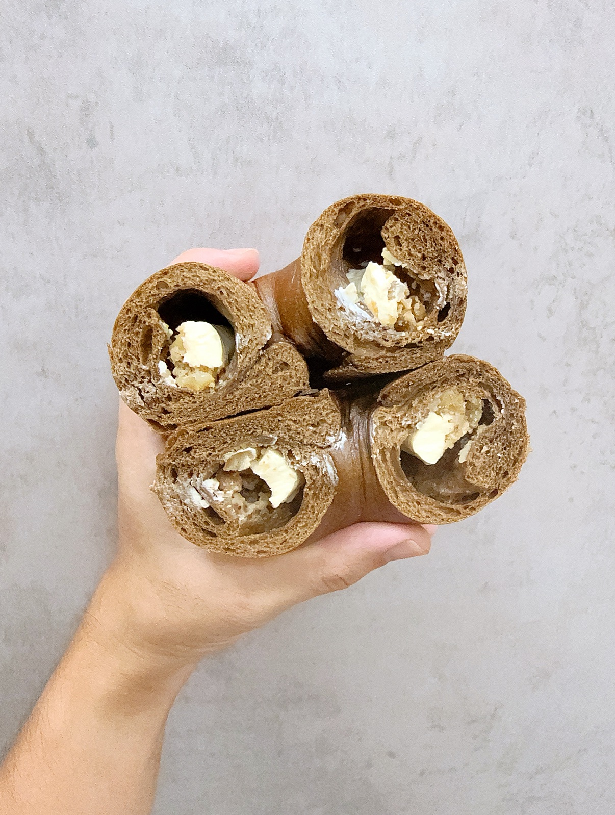 焙茶栗子乳酪貝果
