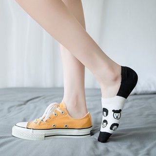 襪子🔥台灣現貨🔥 襪子 卡通 可愛 淺口  隱形襪子 夏季 防滑 硅胶 韓國少女船襪 隱形襪 船型襪 短襪