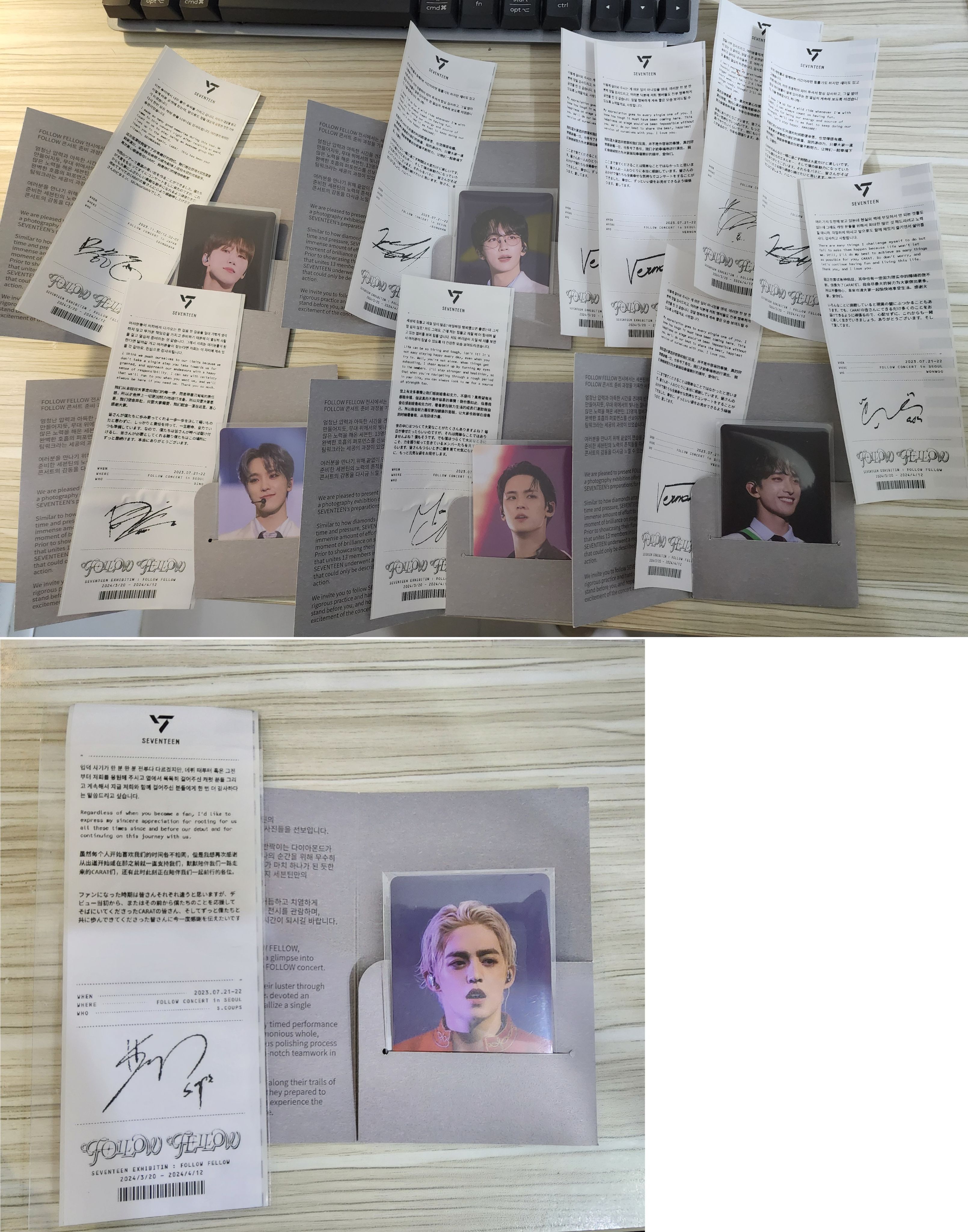 FOLLOW FELLOW展覽入場卡/收據