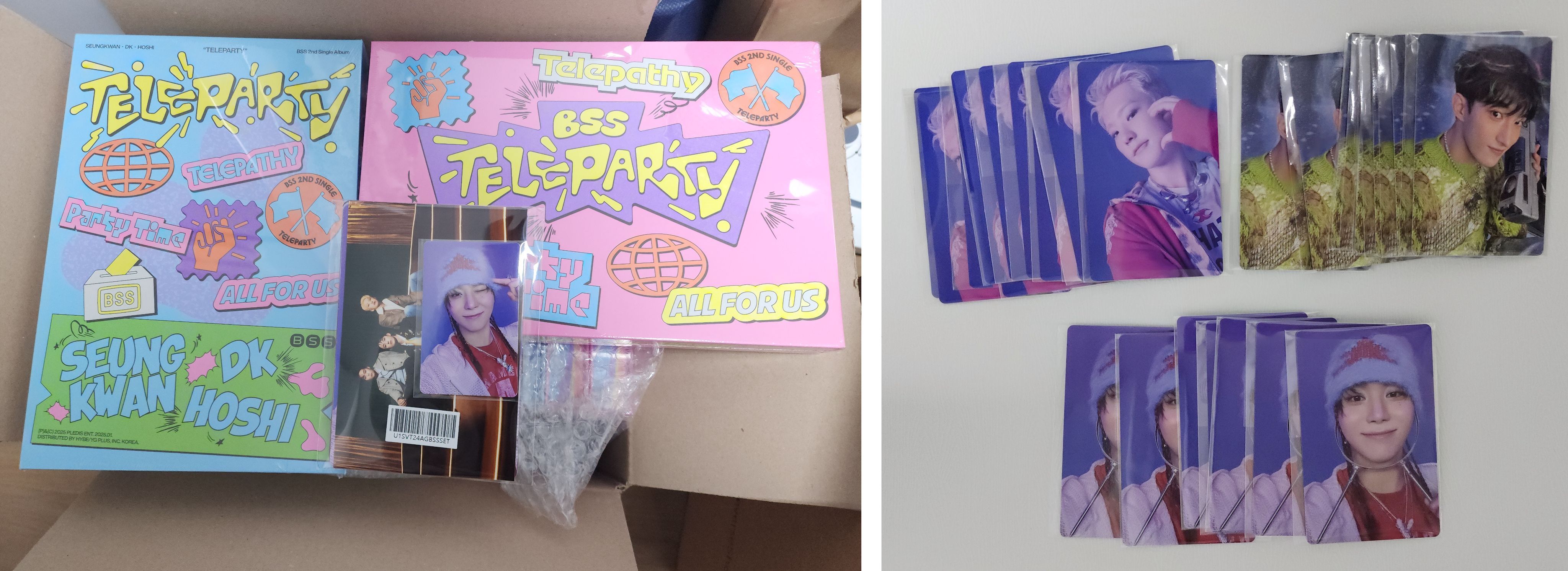 未拆BSS TELEPARTY專輯+Fan party特典+WVS預售特典