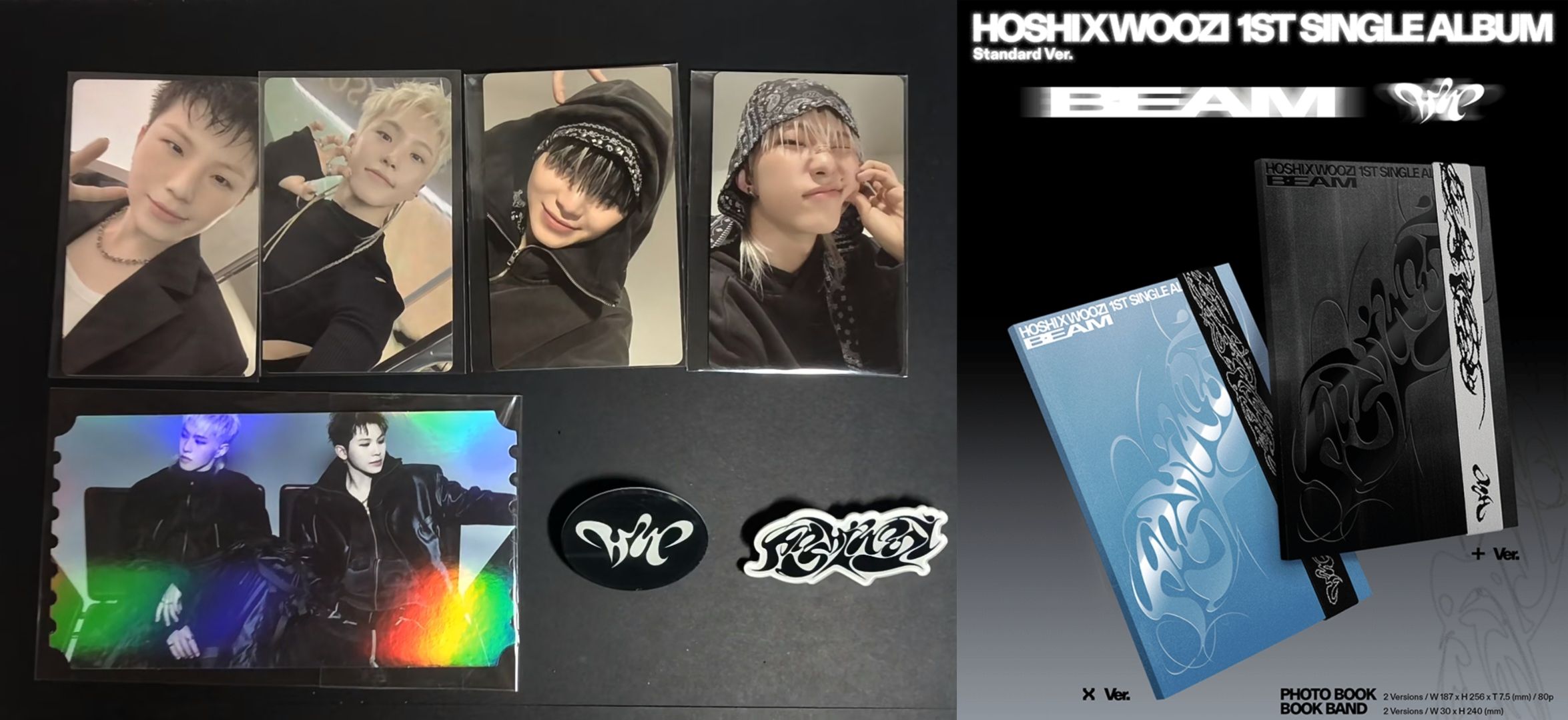 全新未拆 HOSHI x WOOZI BEAM專輯+Fan party特典+WVS預售特典