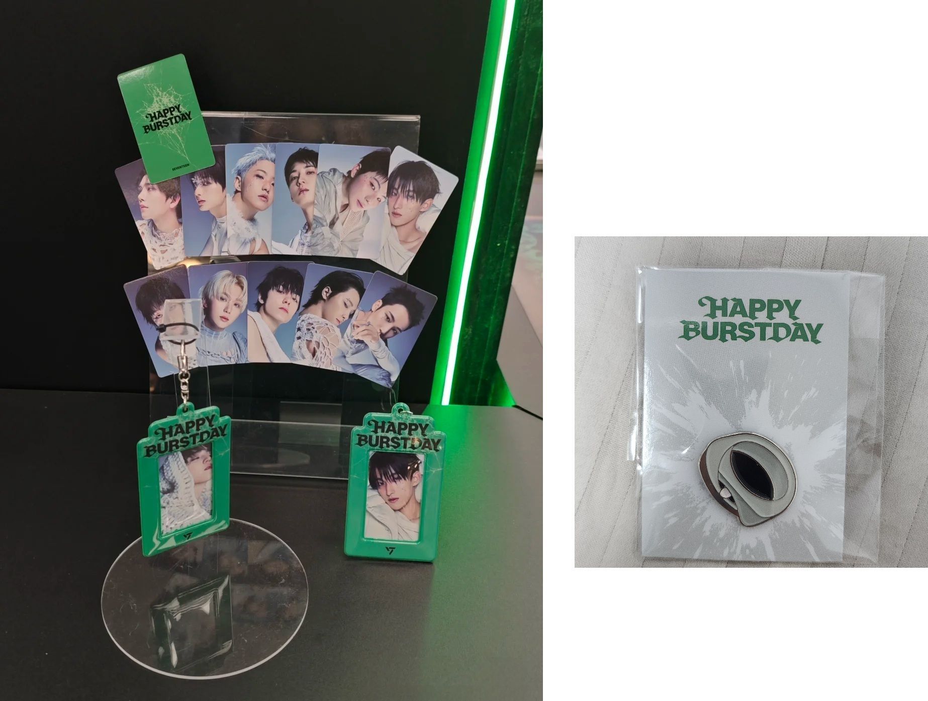 正規五周邊 卡套卡 團戒徽章