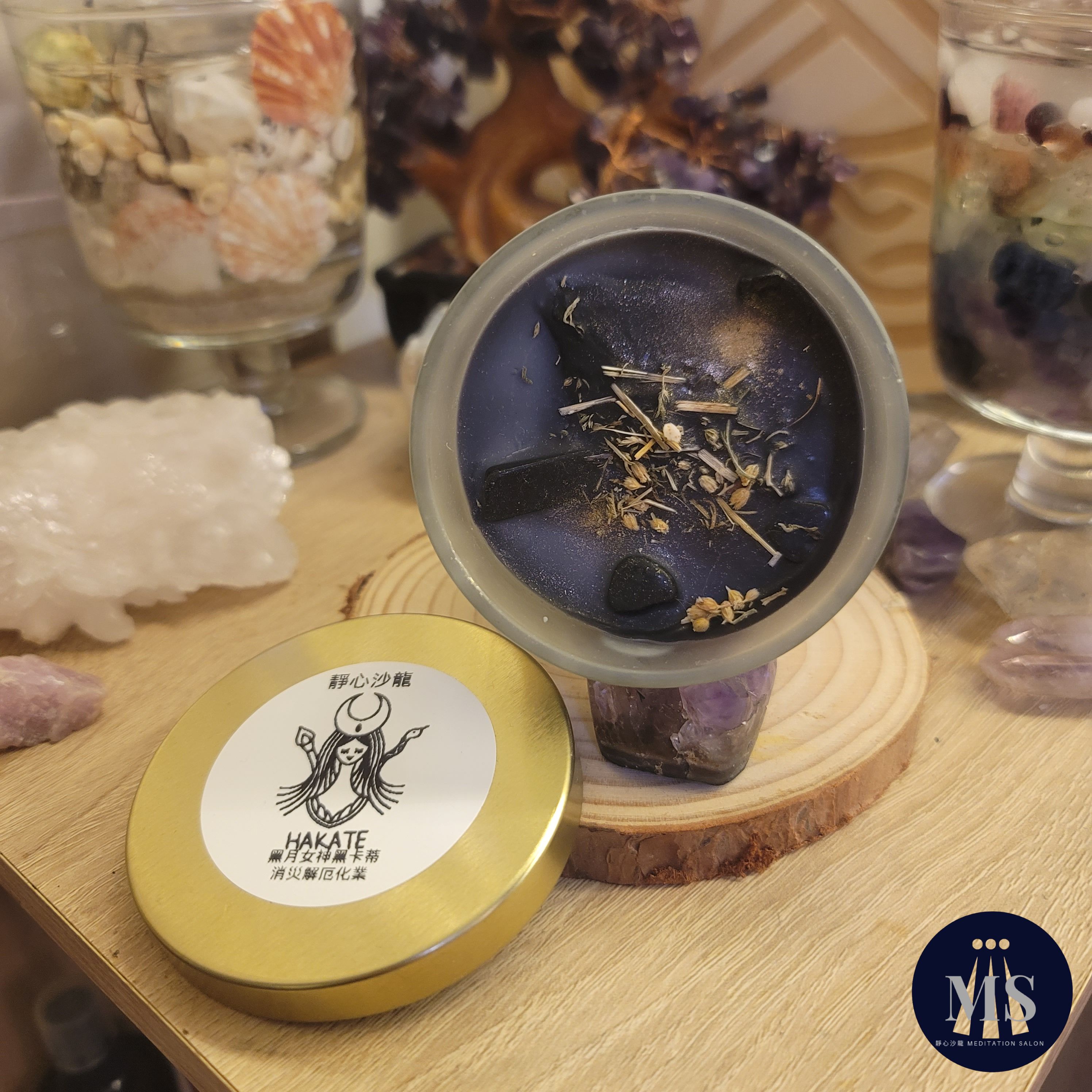 黑月女神黑卡蒂魔法蠟燭30H//消災解厄化業