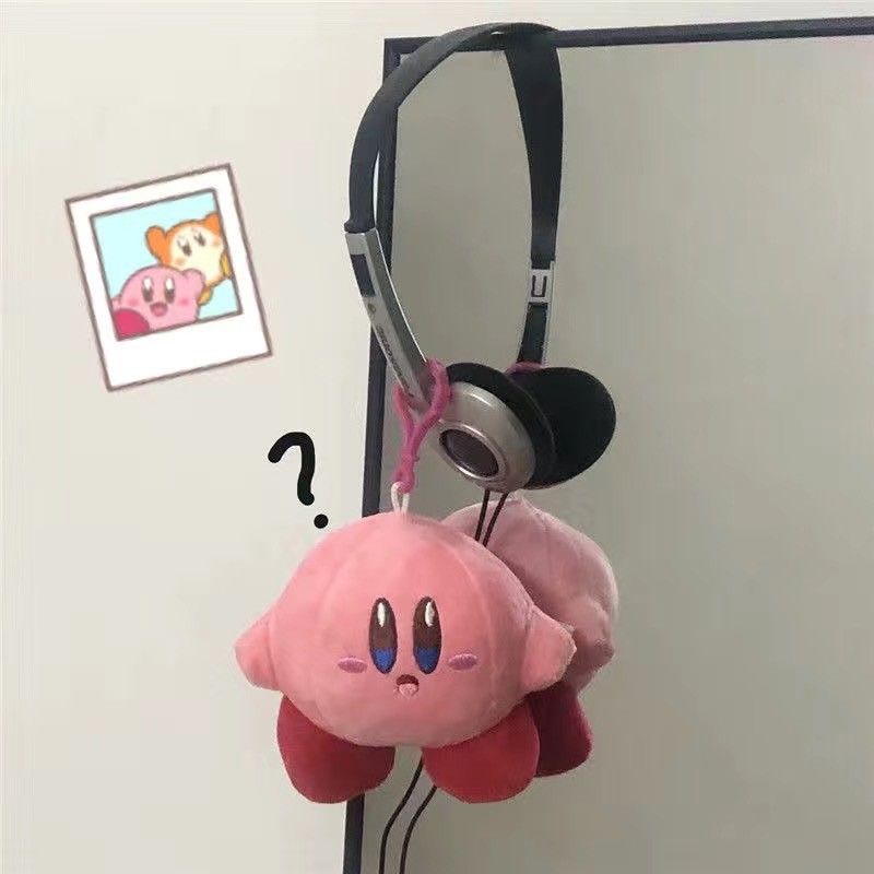 ✨可愛星之卡比毛絨玩偶鑰匙扣✨