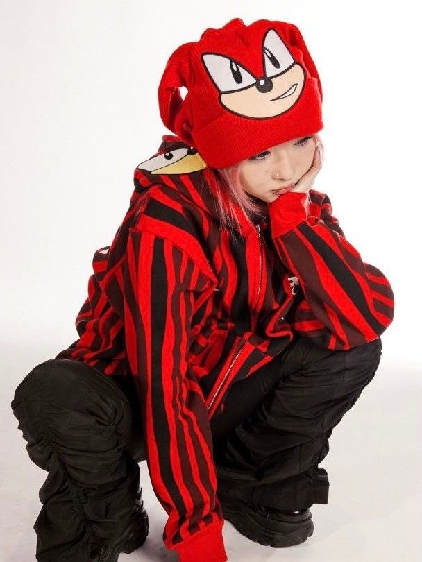 ✨sonic音速小子刺蝟毛線帽針織帽✨