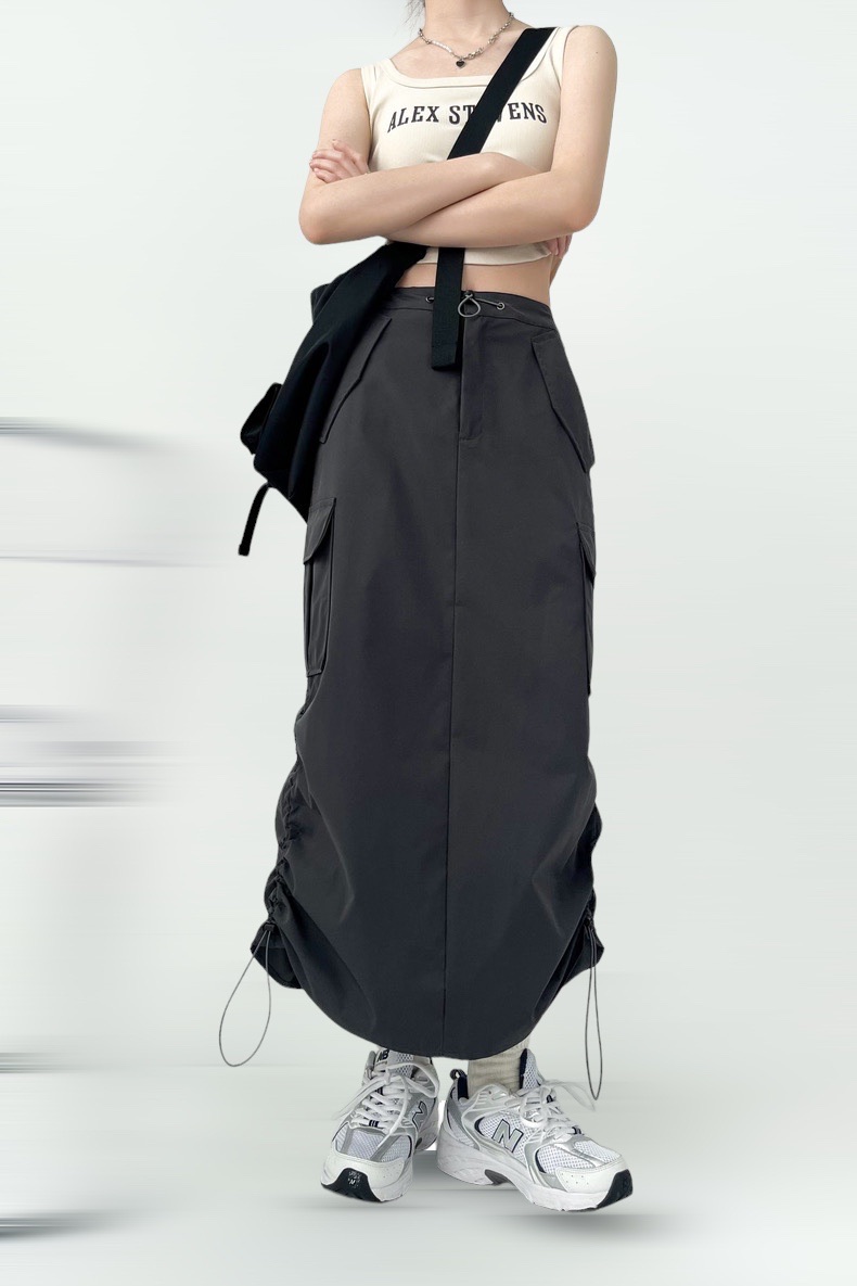 高街工裝長裙👗