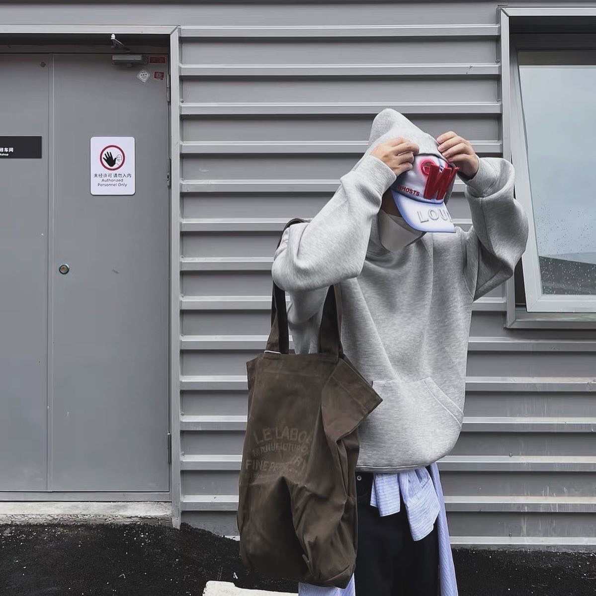 素色百搭短版毛T 連帽衛衣