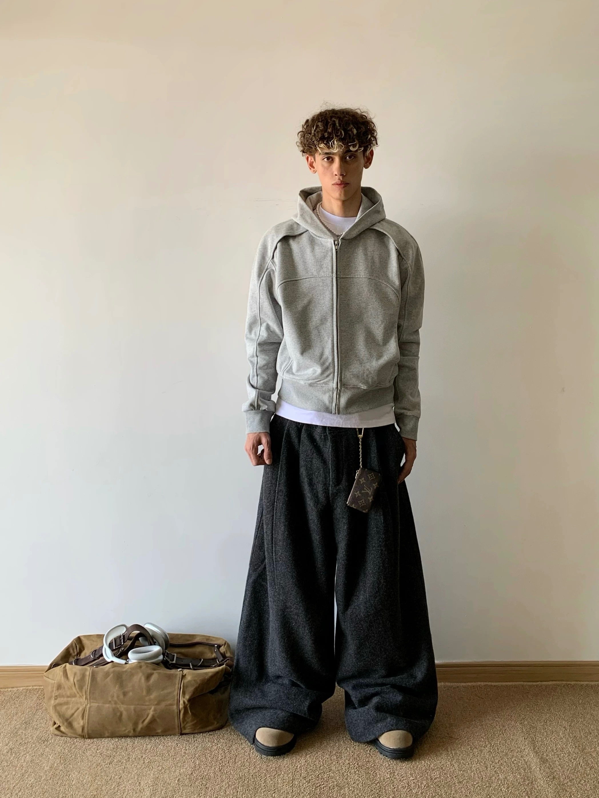 質感結構連帽外套