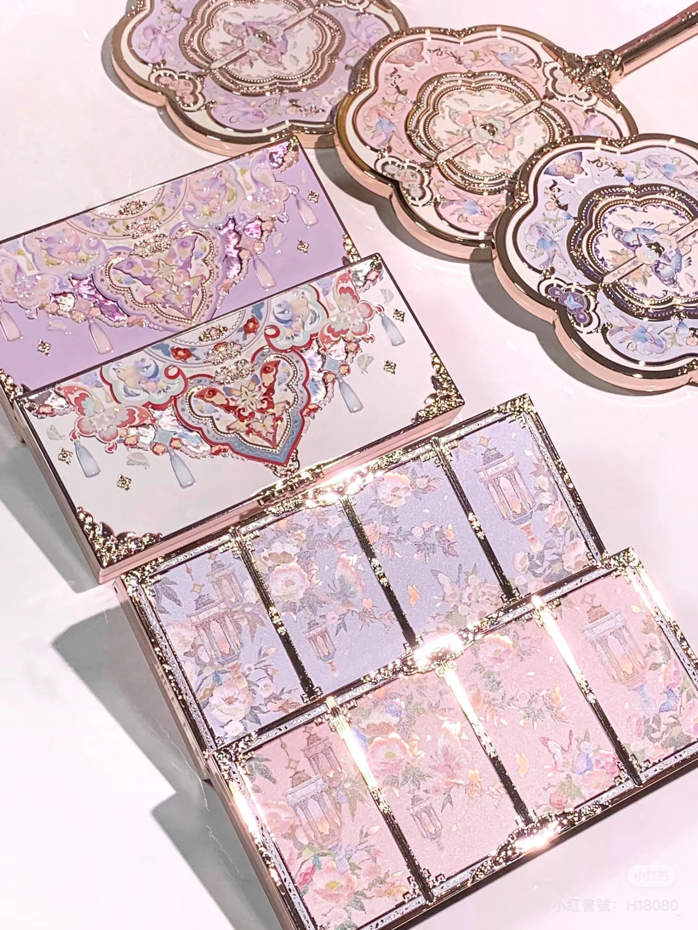 花知曉蝴蝶雲肩系列眼影盤/高光修容盤