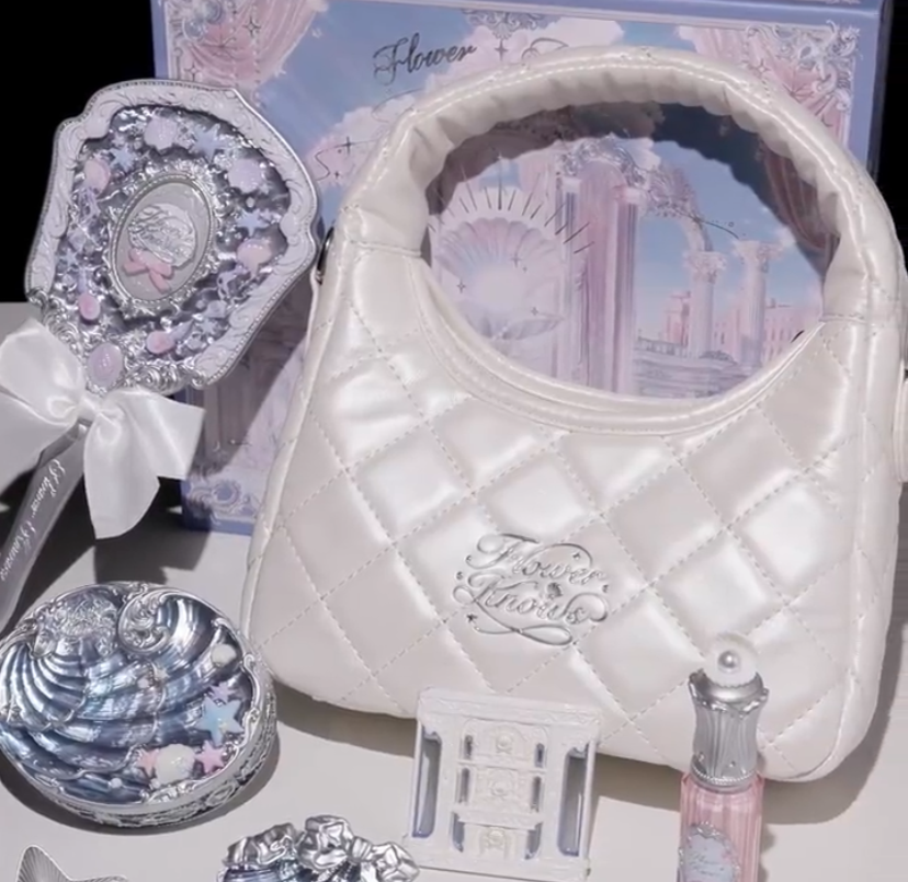 現貨！花知曉純白包包 腋下包 手拿包