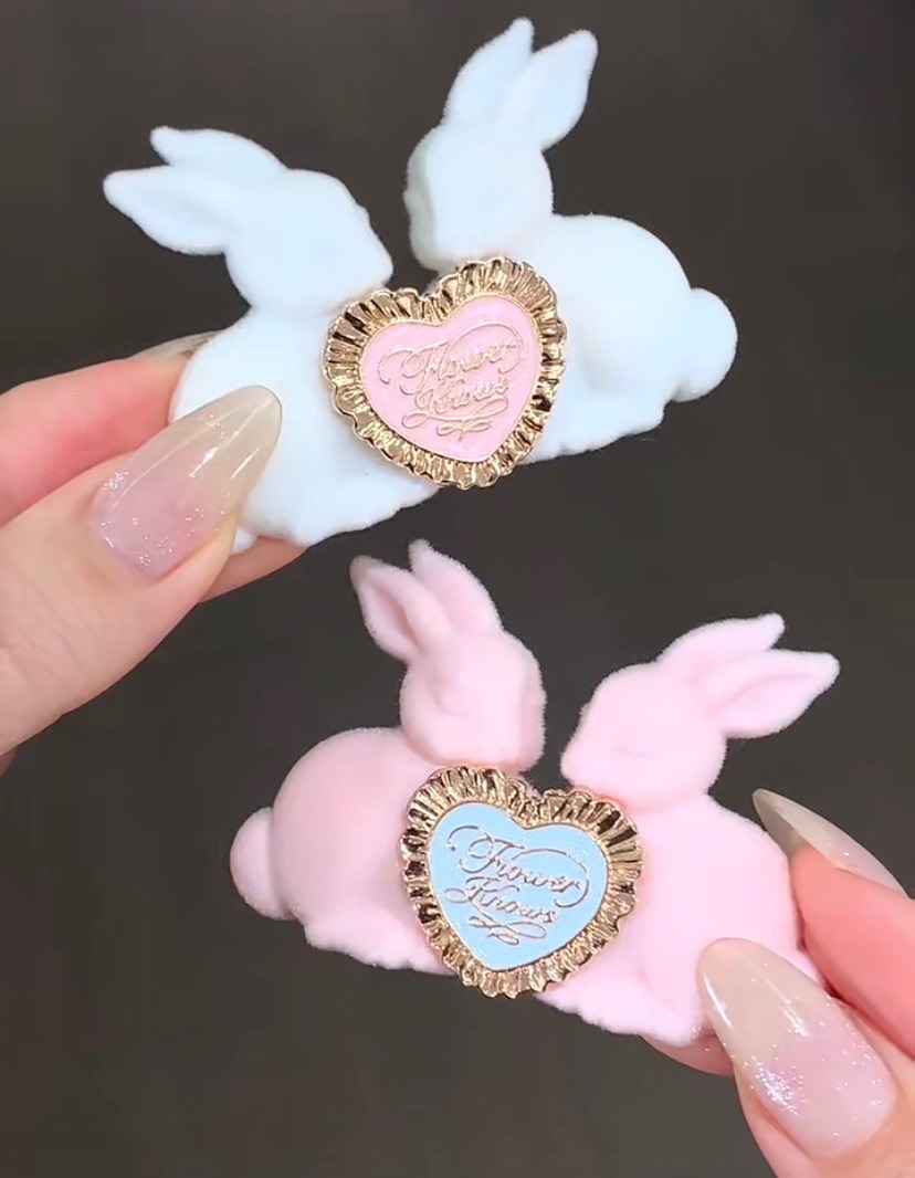 現貨 花知曉邦尼花園系列 小兔子髮夾✨