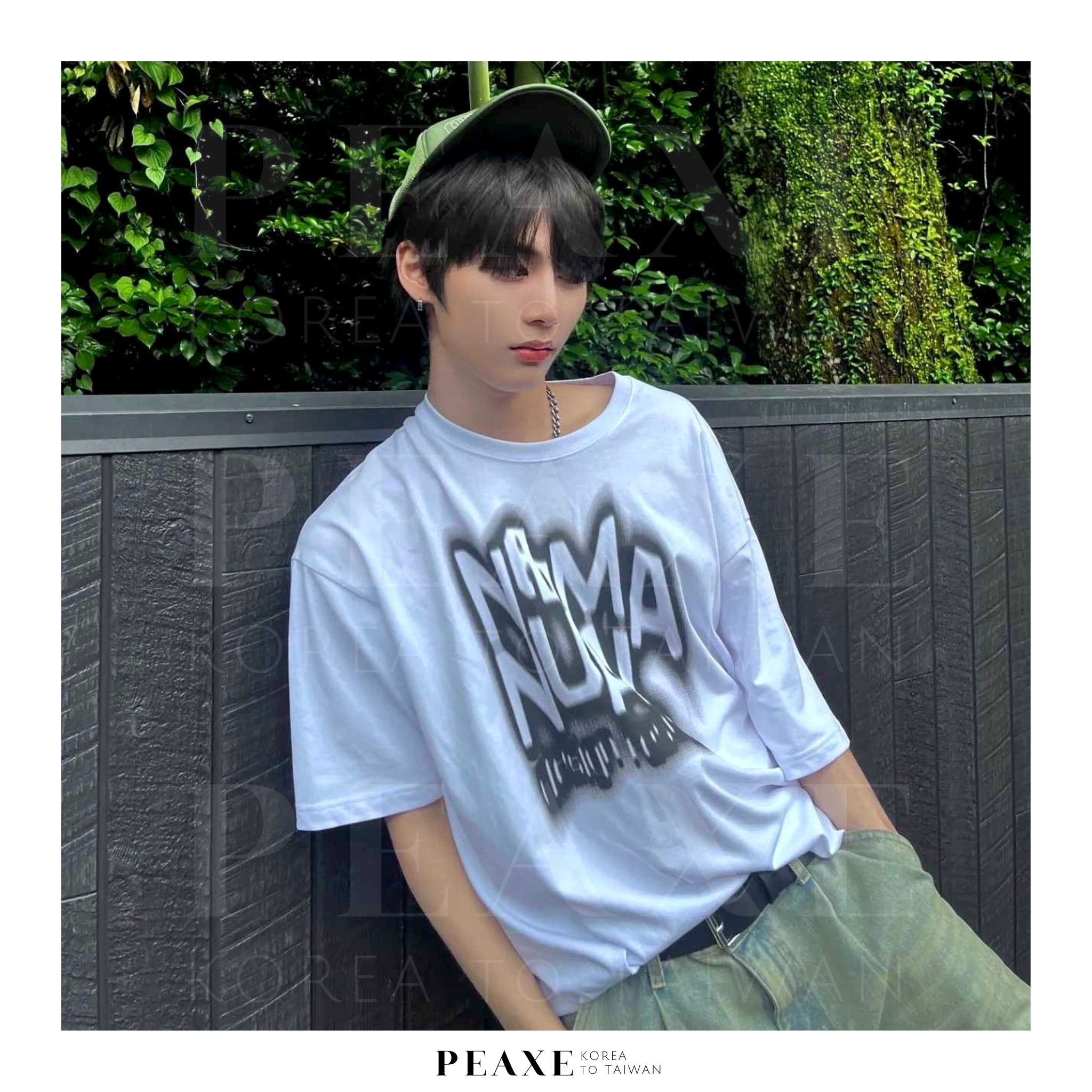 BOYNEXTDOOR TAESAN 漢東旼 同款短袖T恤 NOMANUAL BUZZ