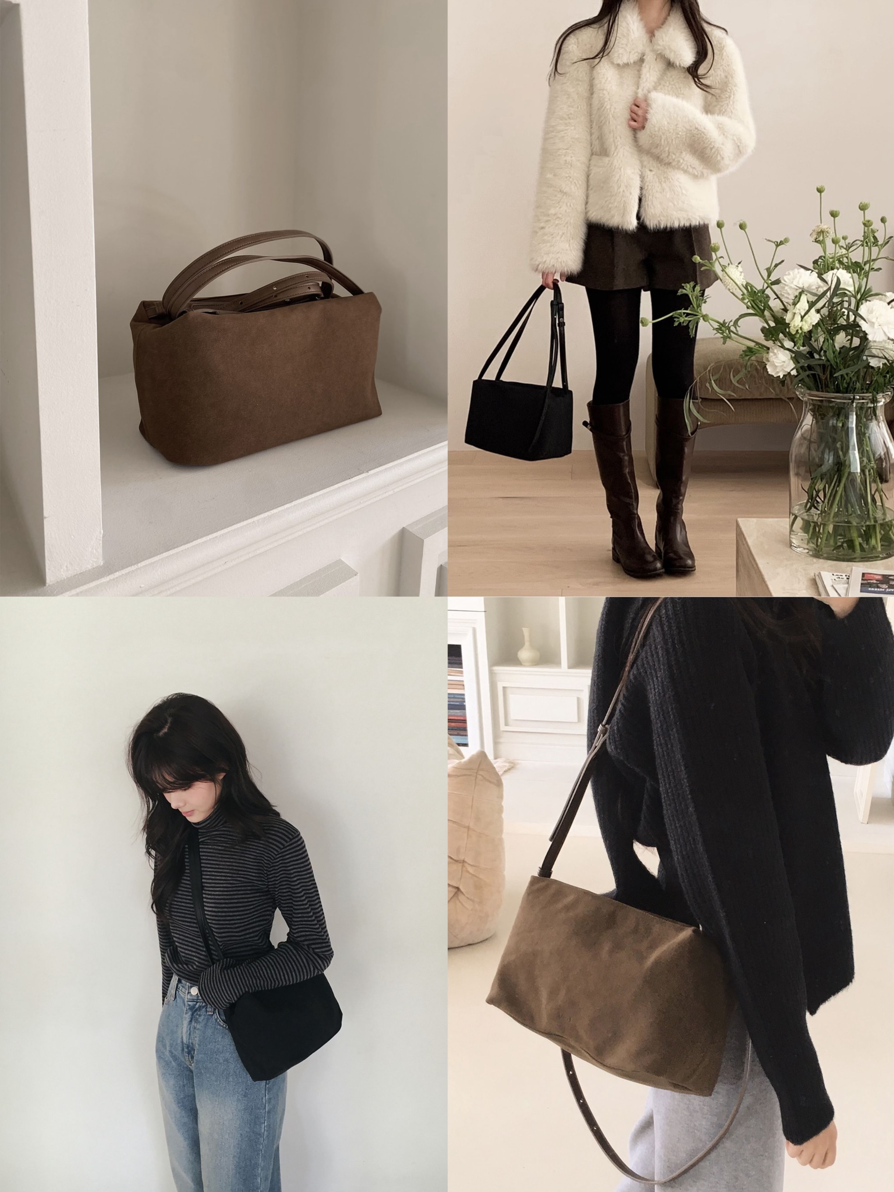 #LENTO. Matt Caramel two-way bag （ slowand ）